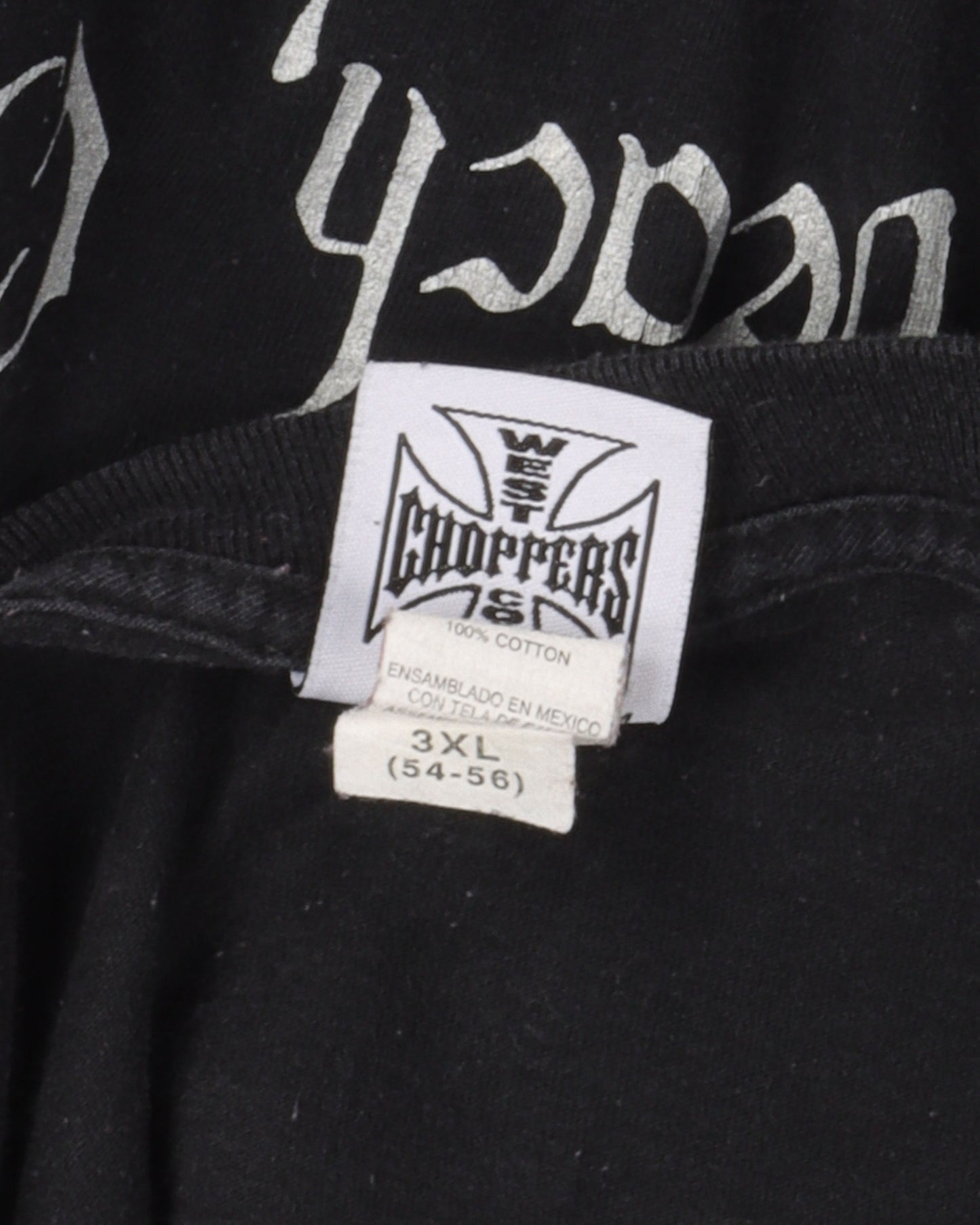 West Coast Choppers Chrome Logo Long Sleeve T-Shirt