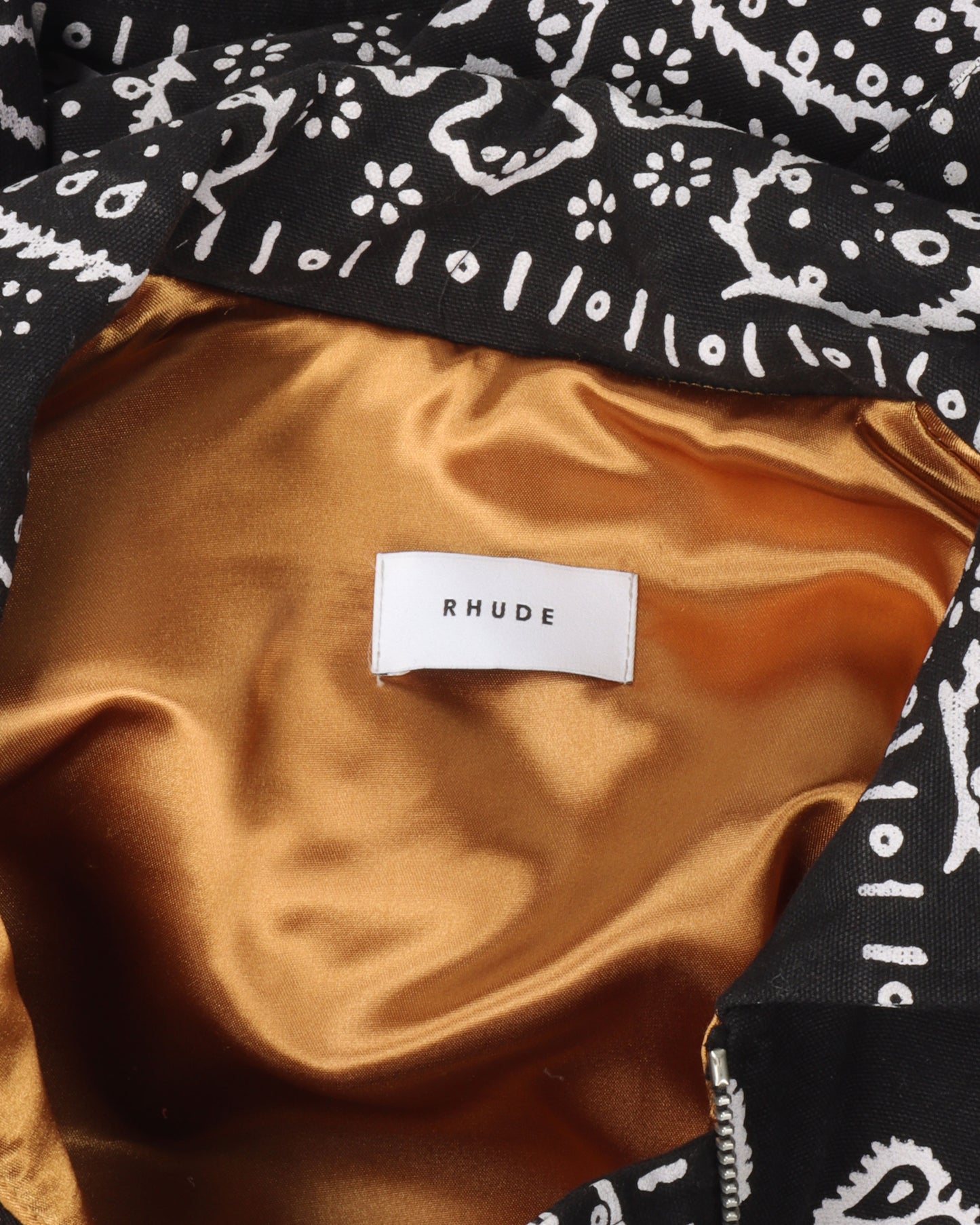 Paisley Print Canvas Jacket