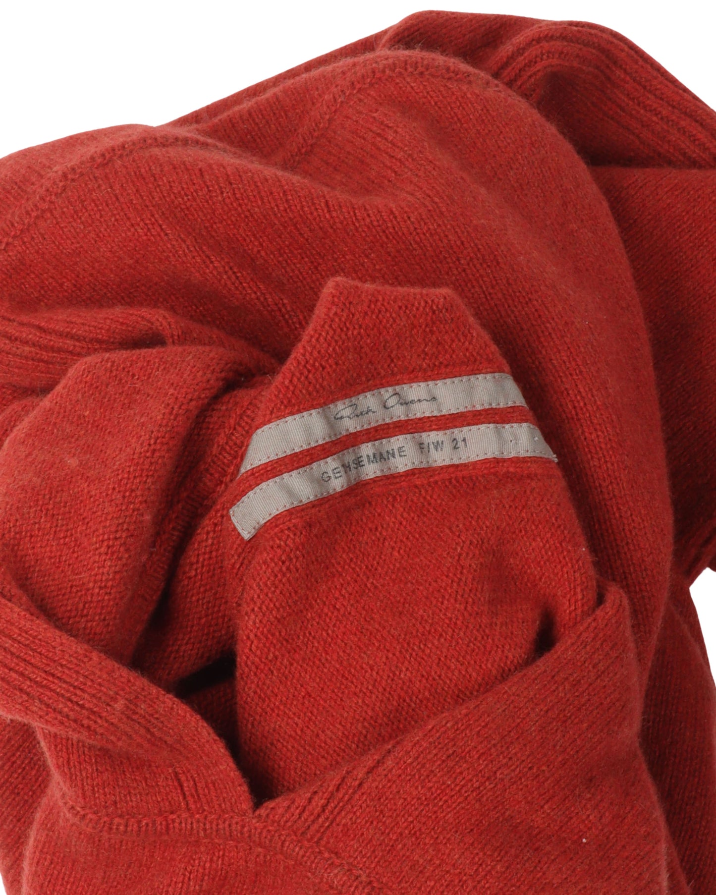FW21 GETHSMANE Cashmere Blend Knit Hoodie