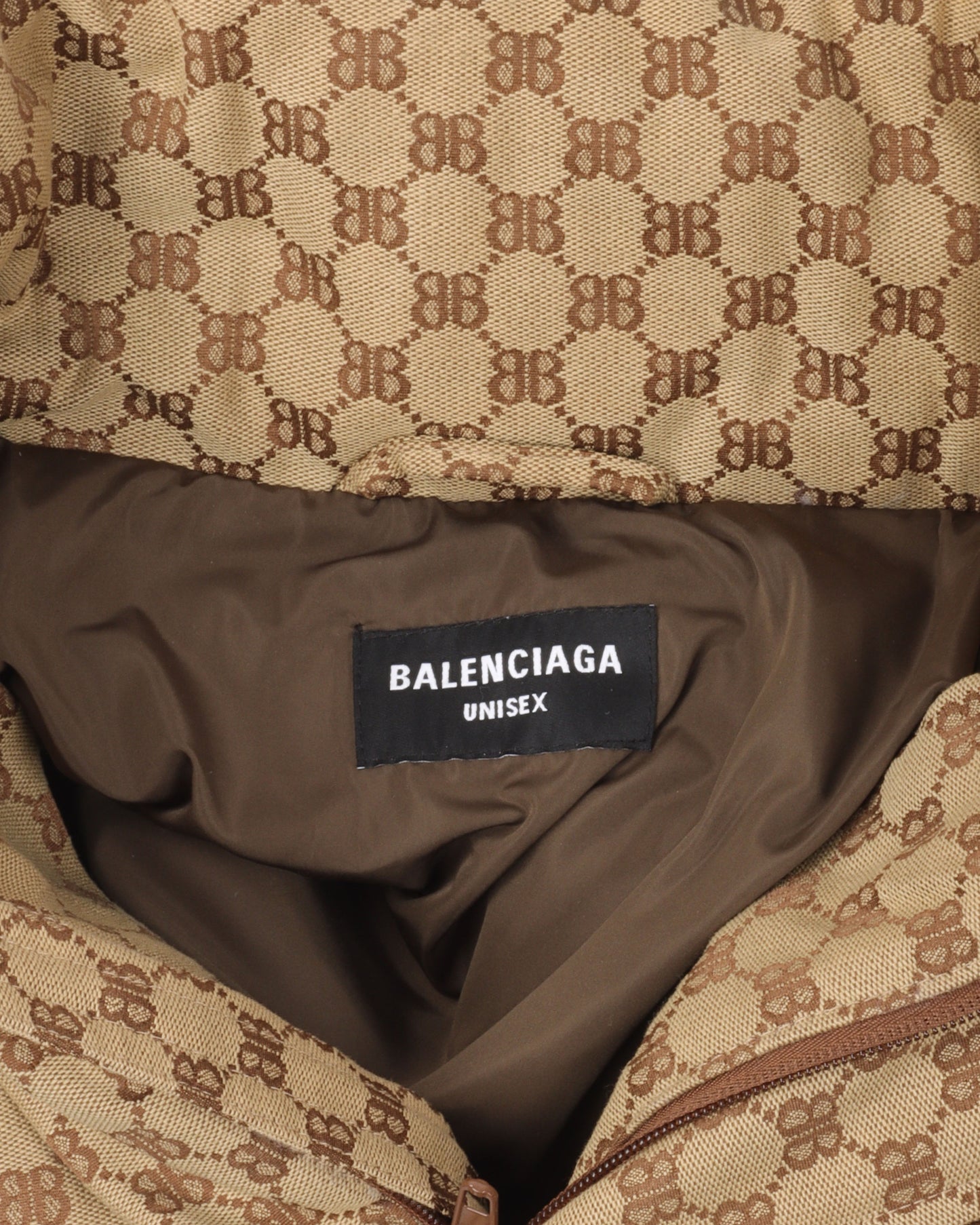 Gucci Hacker Monogram Puffer Jacket