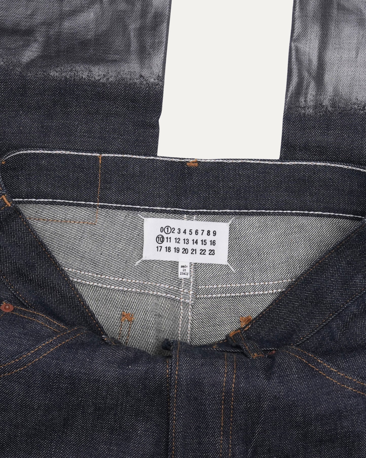 Indigo Lacquered Jeans