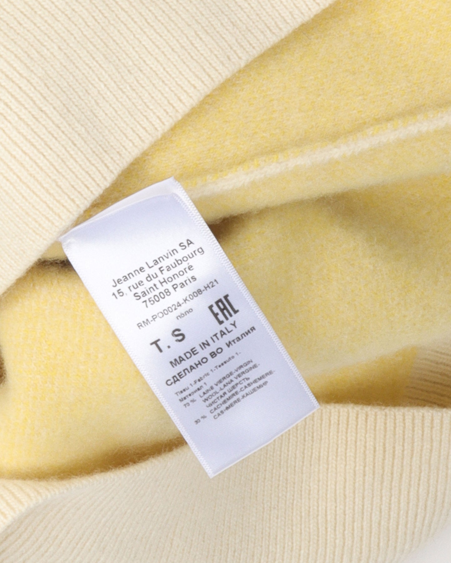 James Rosenquist Wool Cashmere Blend Sweater