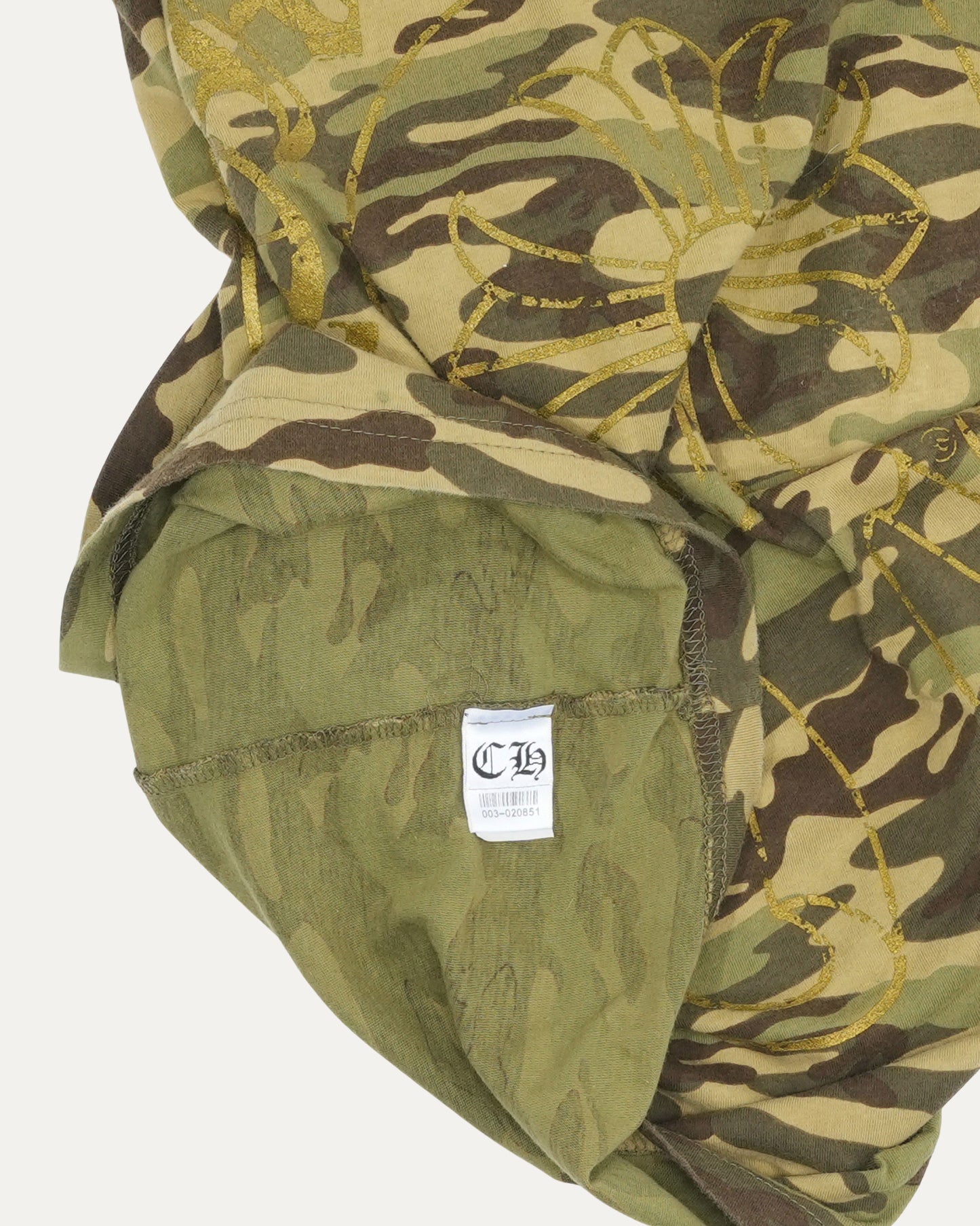 Vintage Camouflage Plus Cross Logo T-Shirt