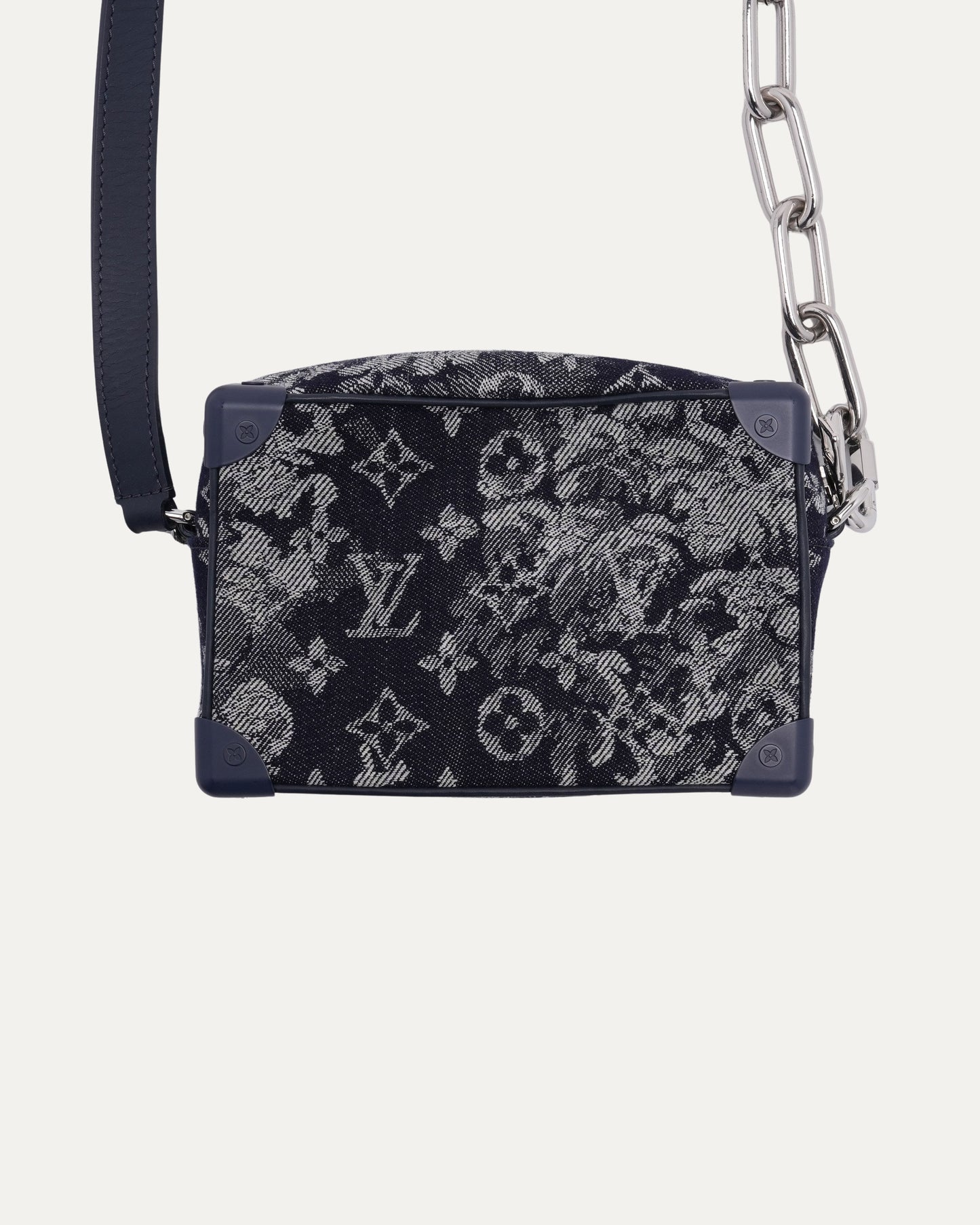 Denim Monogram Soft Trunk Bag