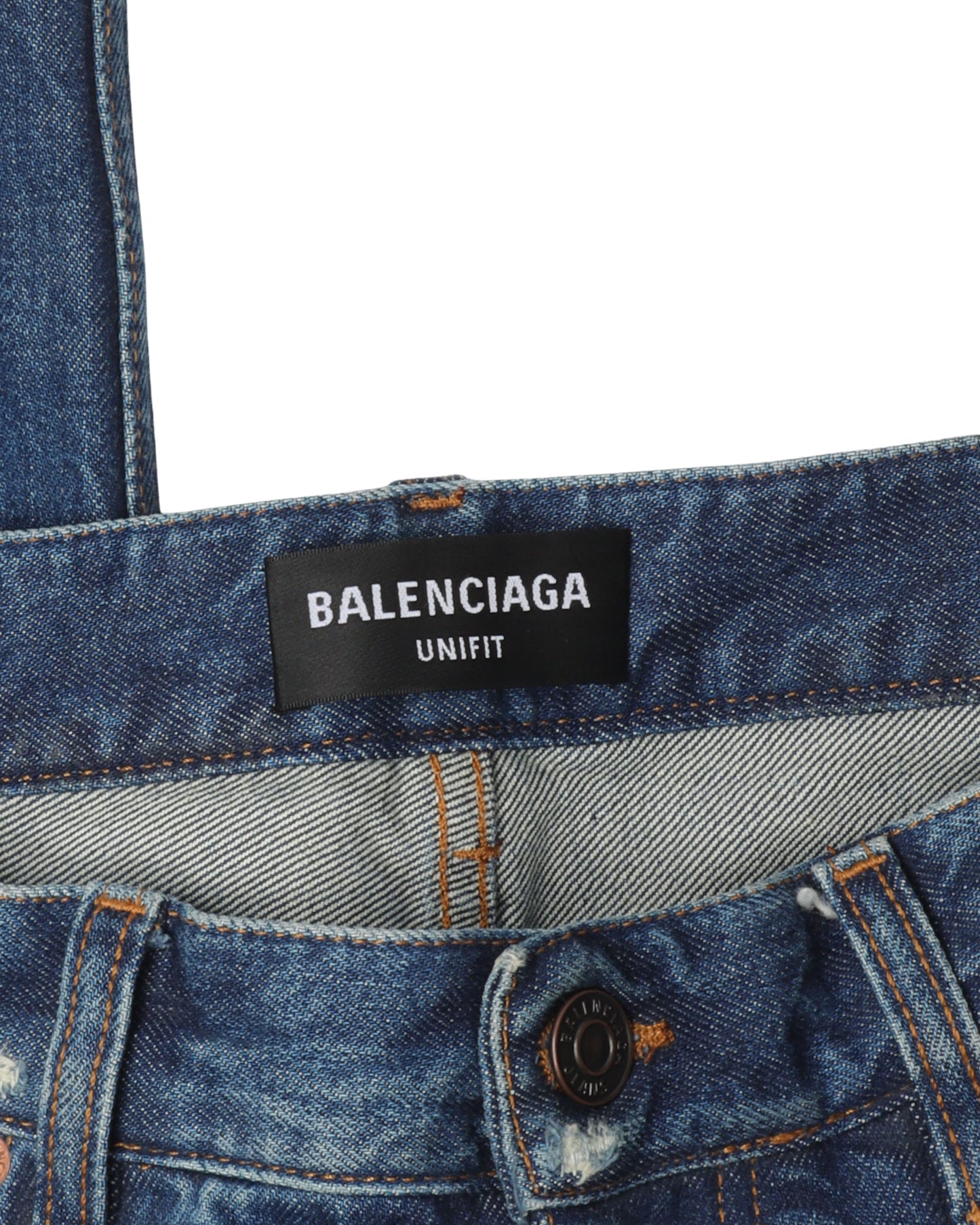 Distressed Scribble Jeans