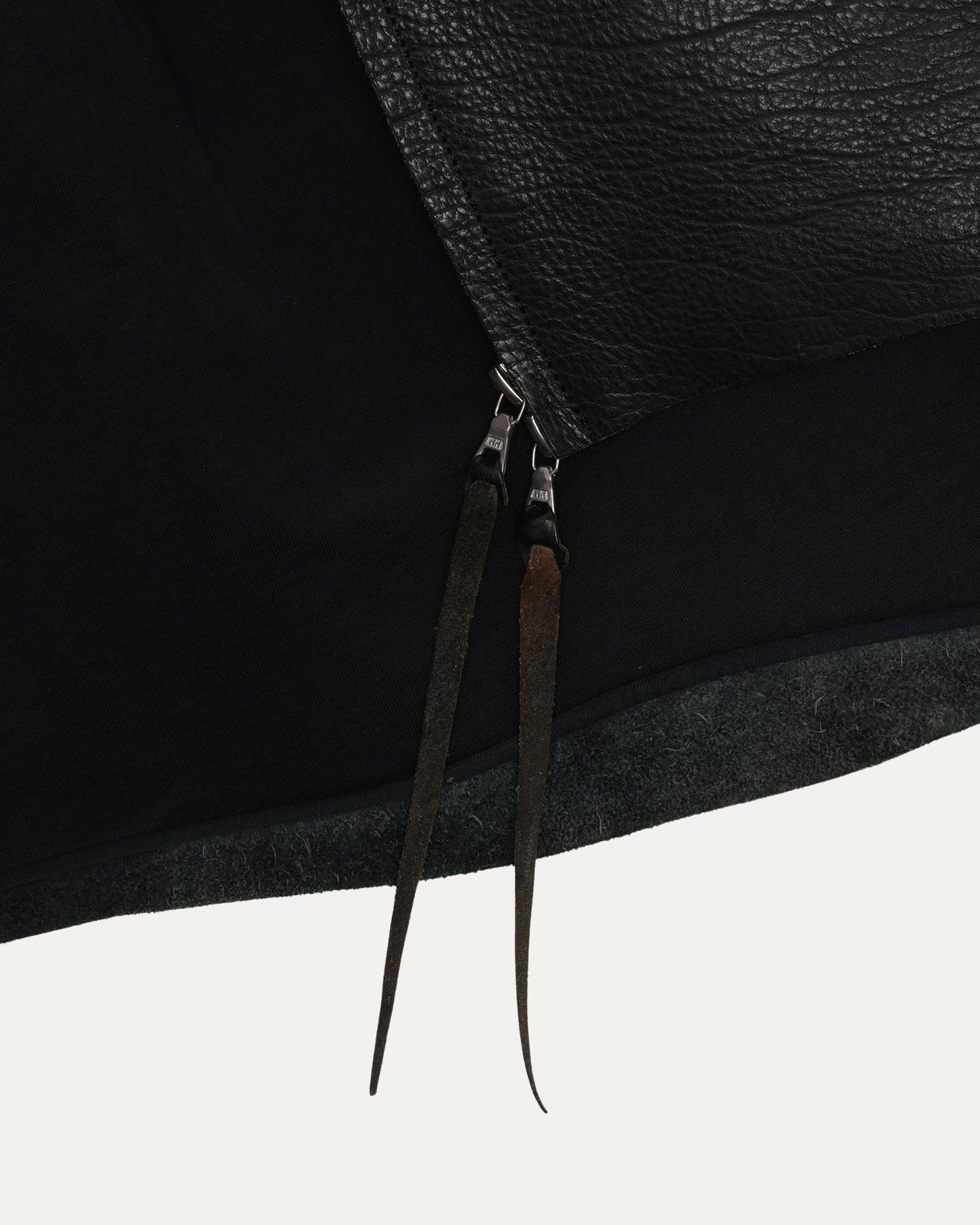 Hooded Leather Vest