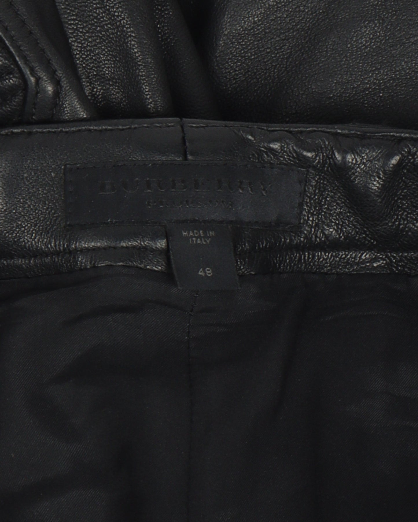 Leather Biker Pants