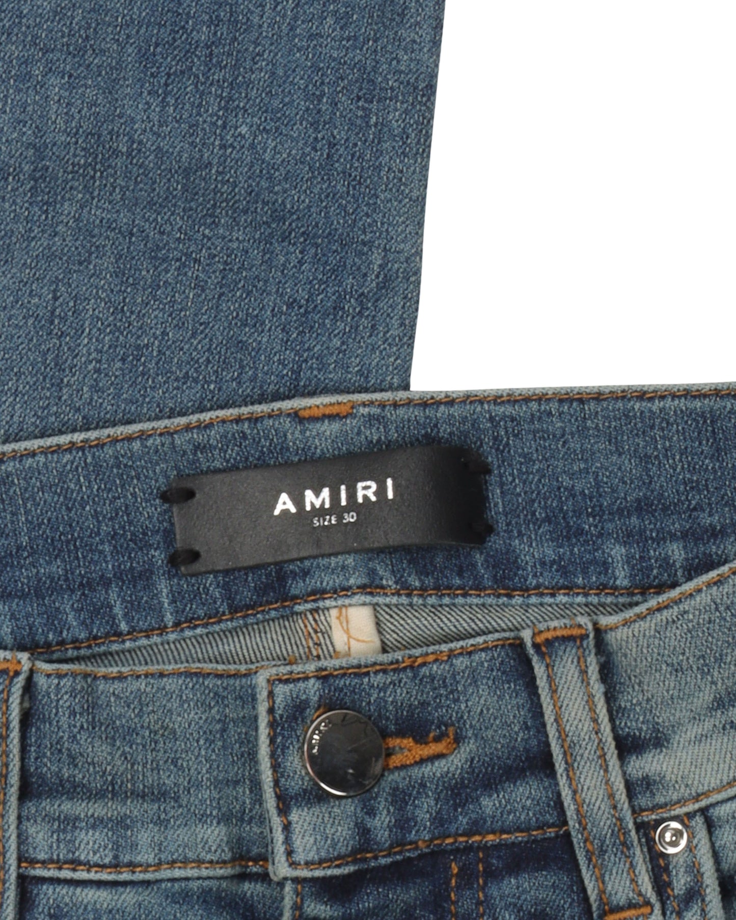 Art Patch Distressed Skinny Jeans