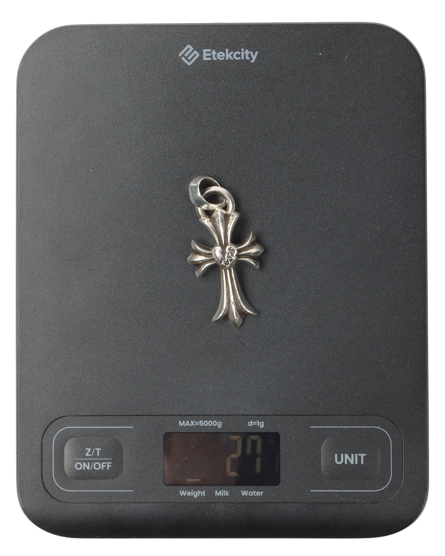 Cross and Heart Pendant with Bail