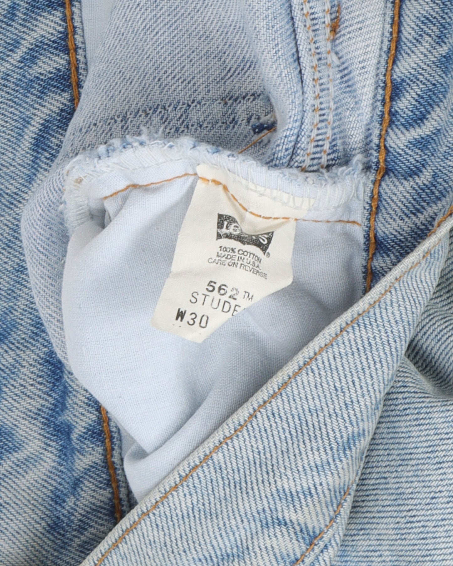 Levi Orange Tab Jean Shorts