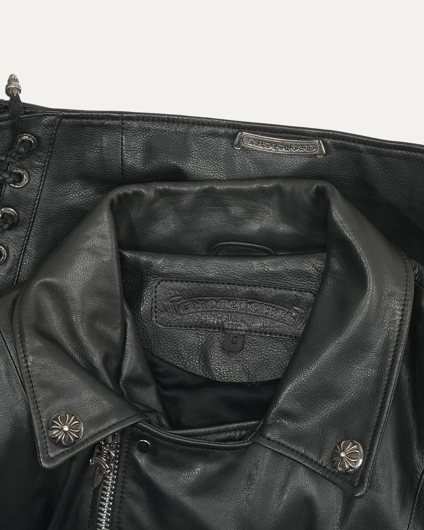 Fleur Leather Double Rider Jacket