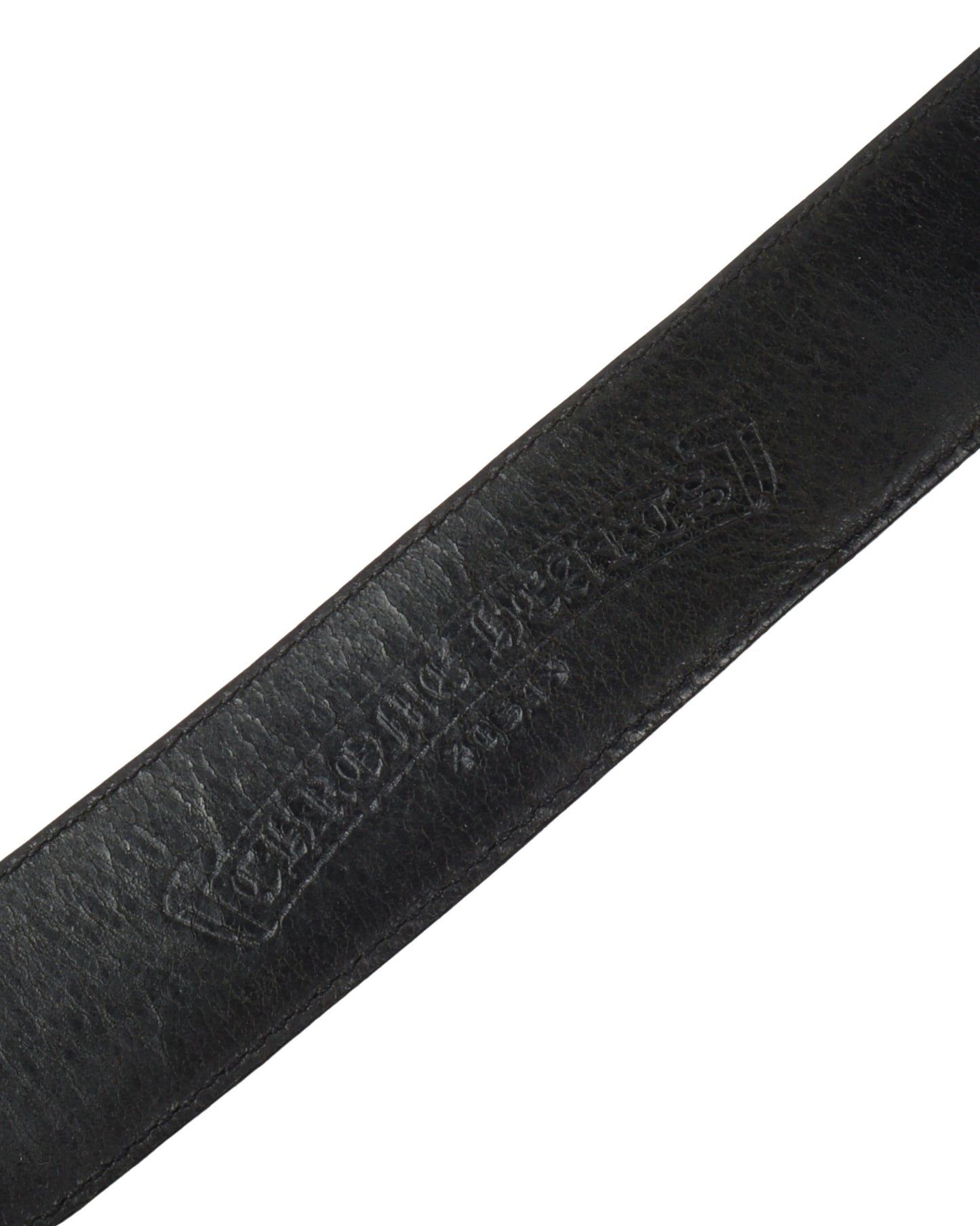 Oval Cross Buckle Belt