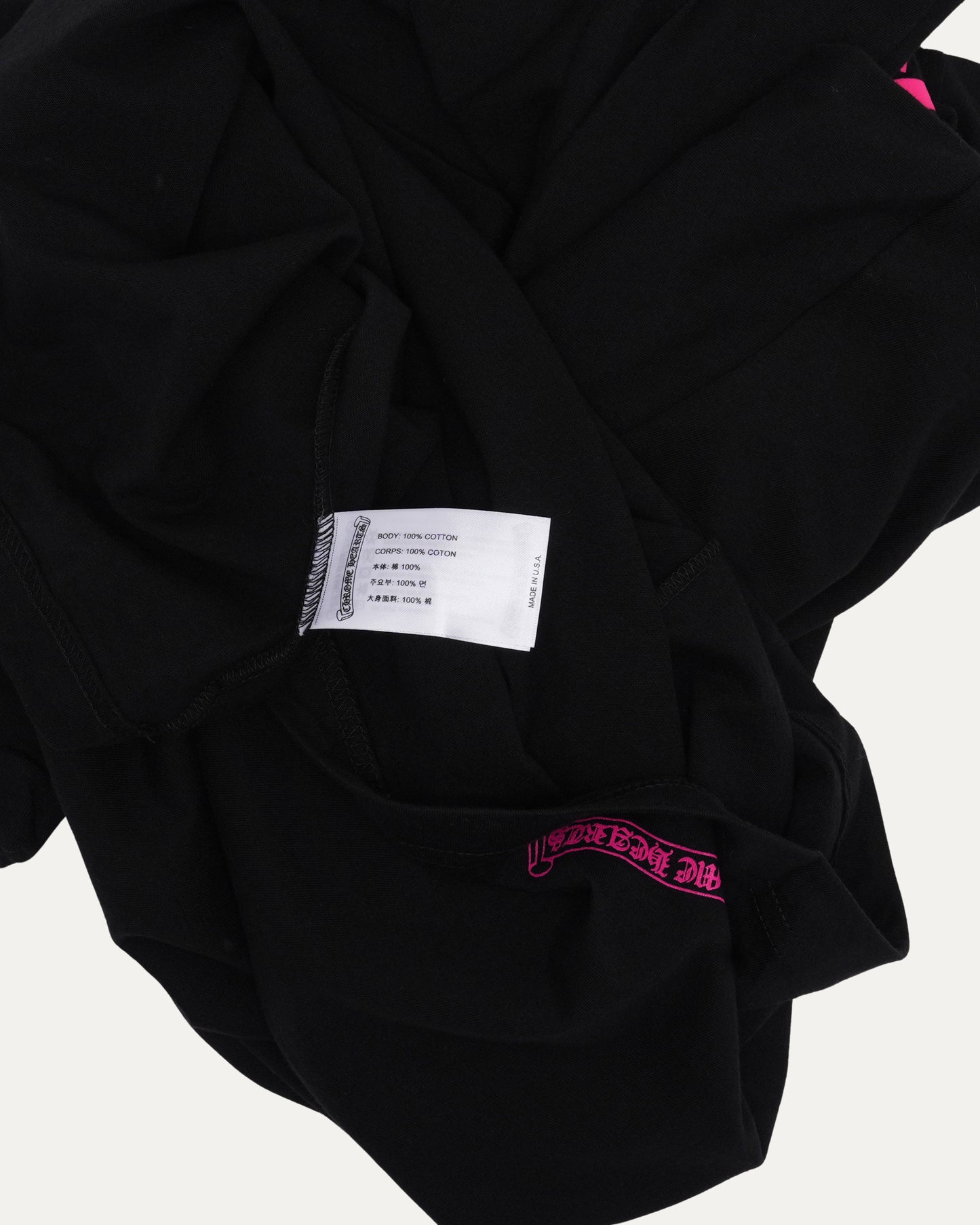 Neck Logo Long Sleeve Pocket T-Shirt