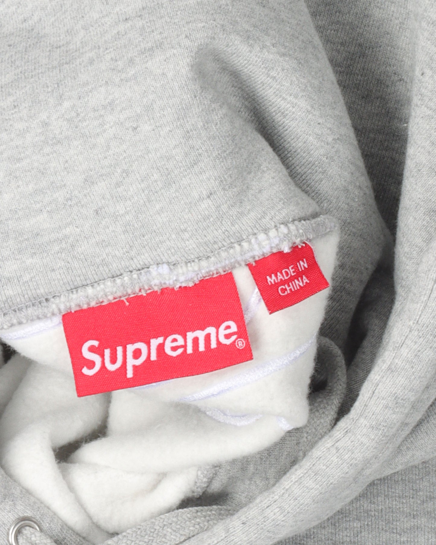 Satin Appliqué Hooded Sweatshirt