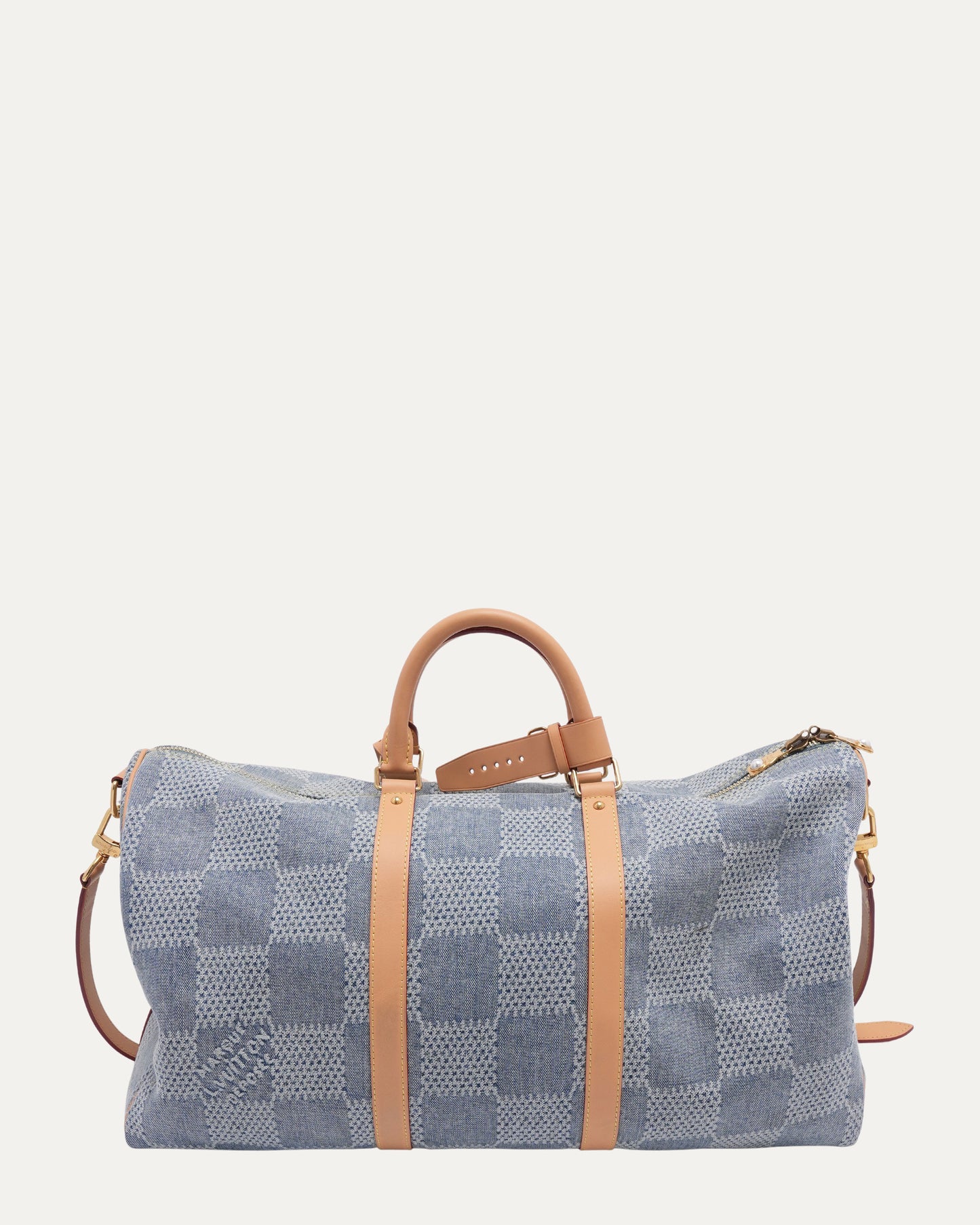 Denim Damier Keepall Bandoulière 50