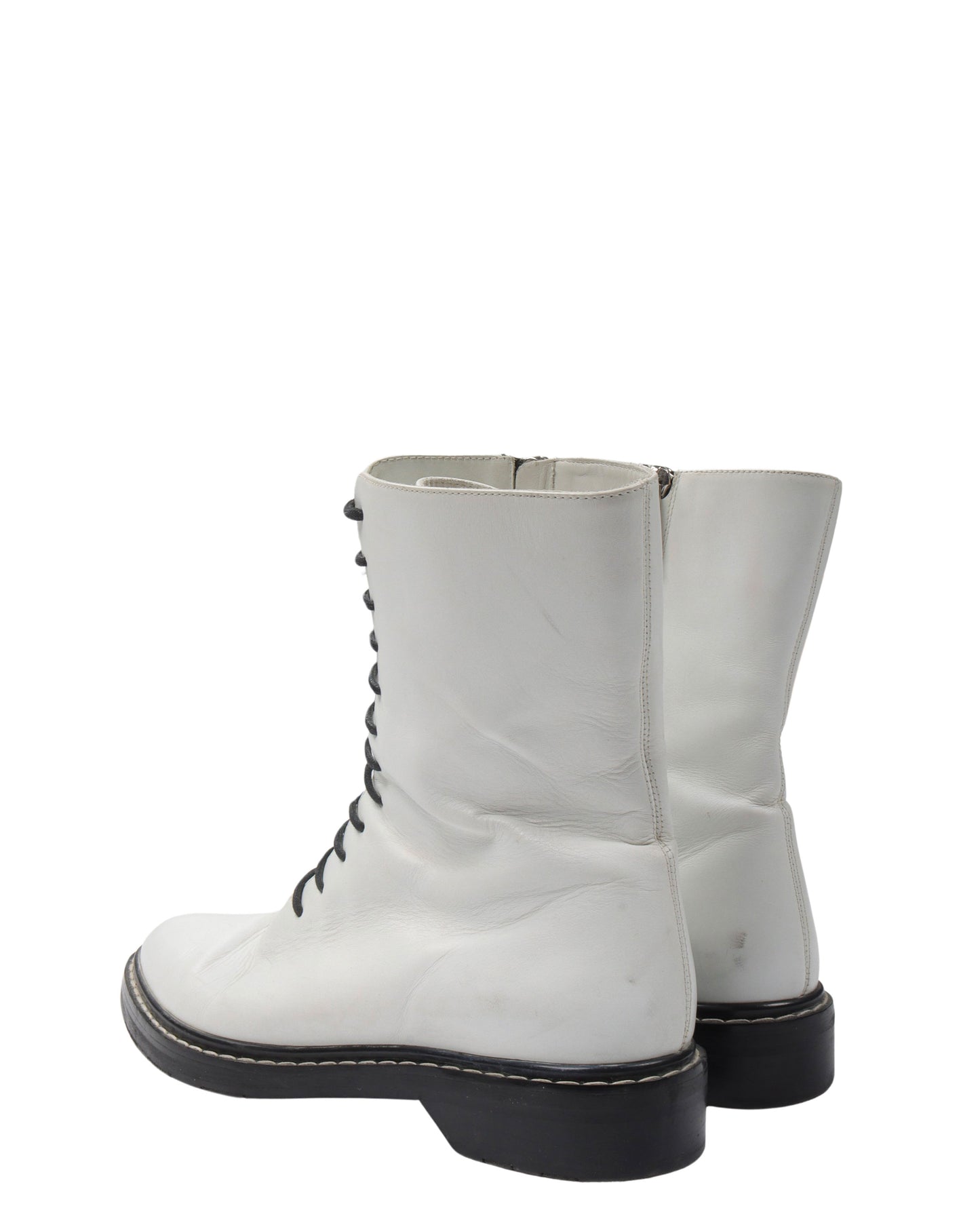 Leather Combat Boots