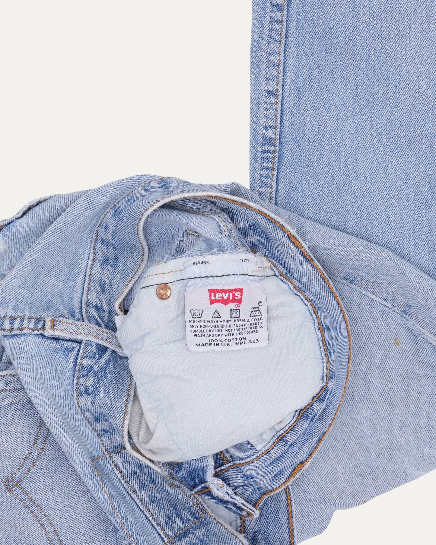 Distressed Levi's 501 Jeans