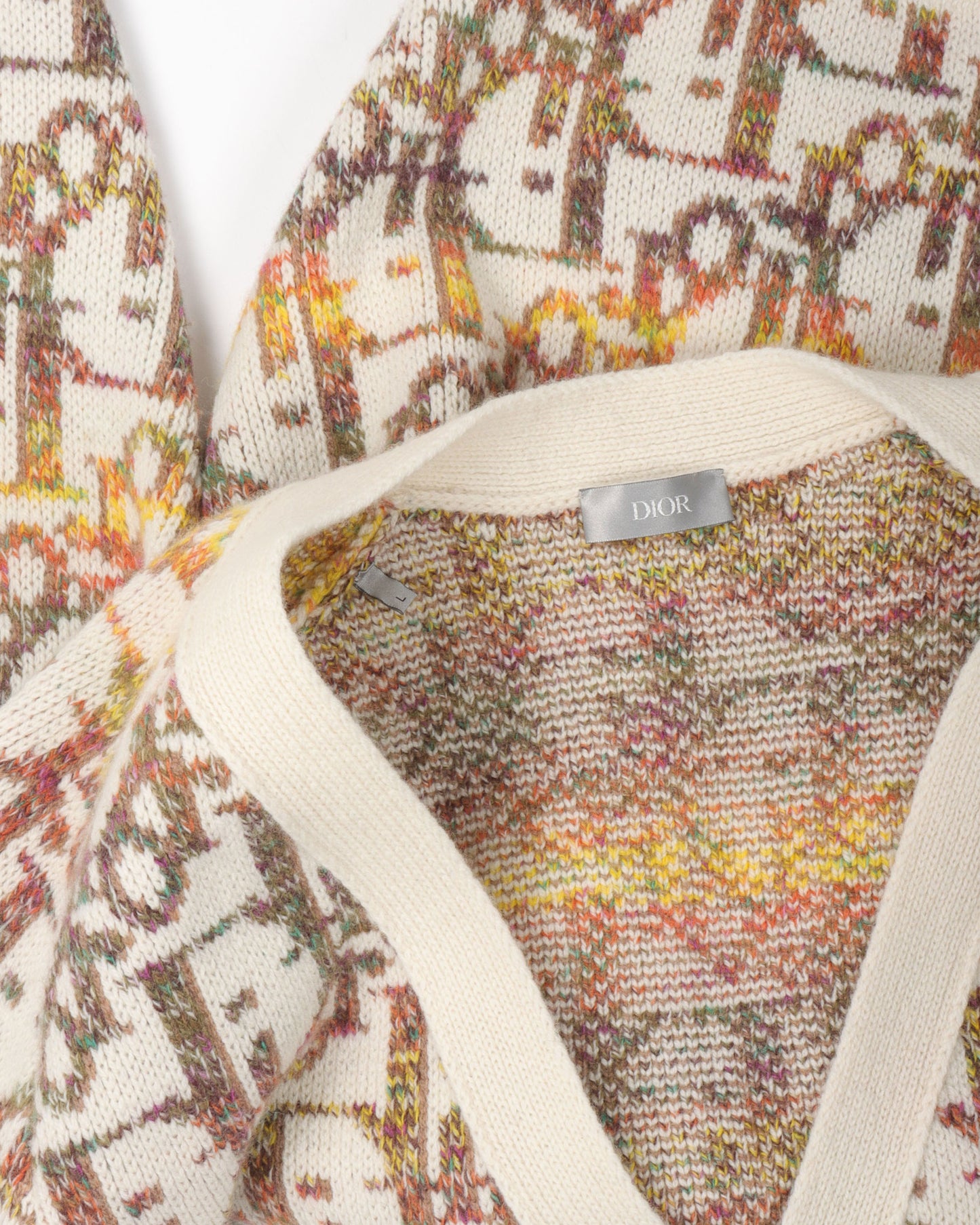 Oblique Logo Cardigan