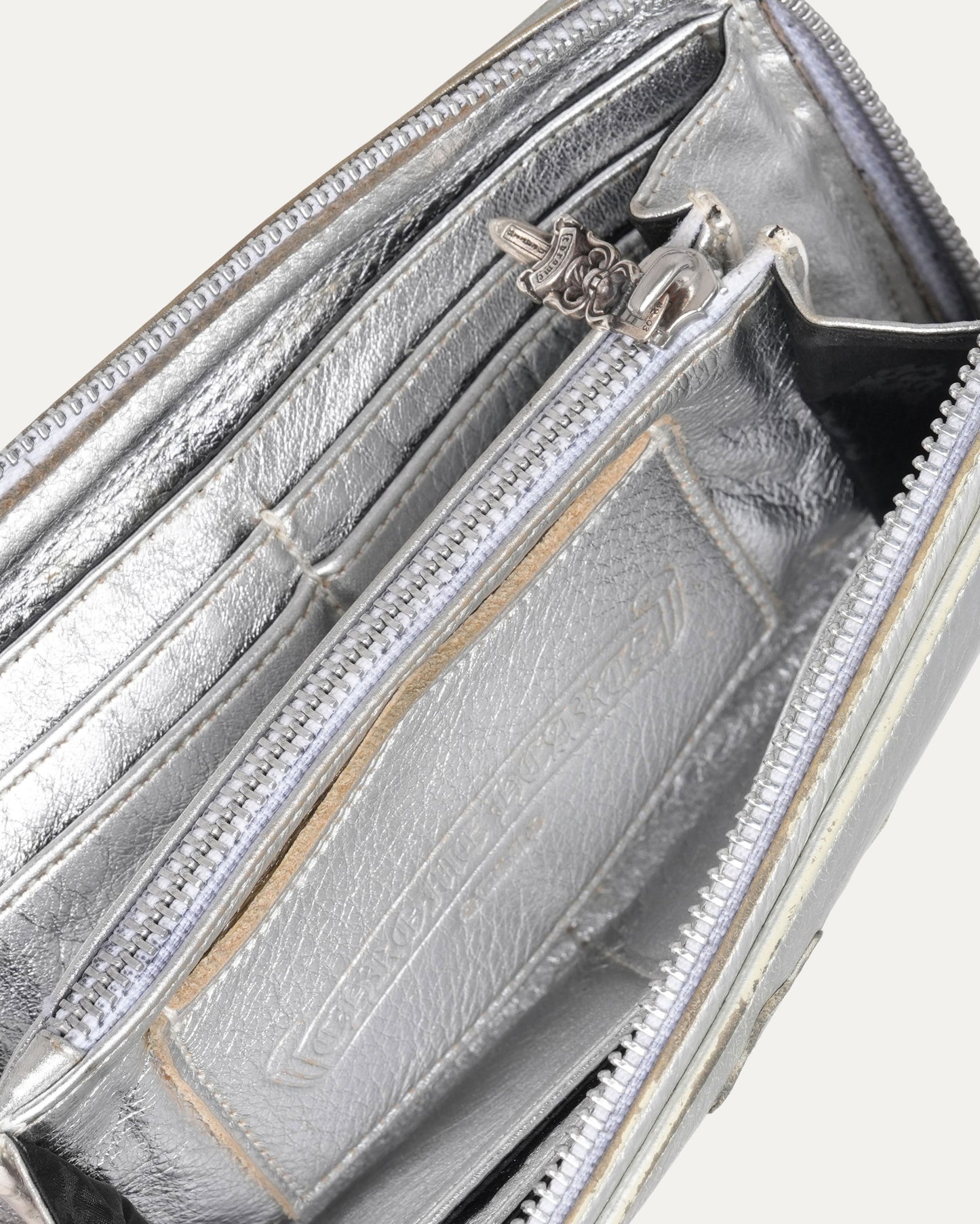 Cemetery Cross Patch Long Zip Wallet