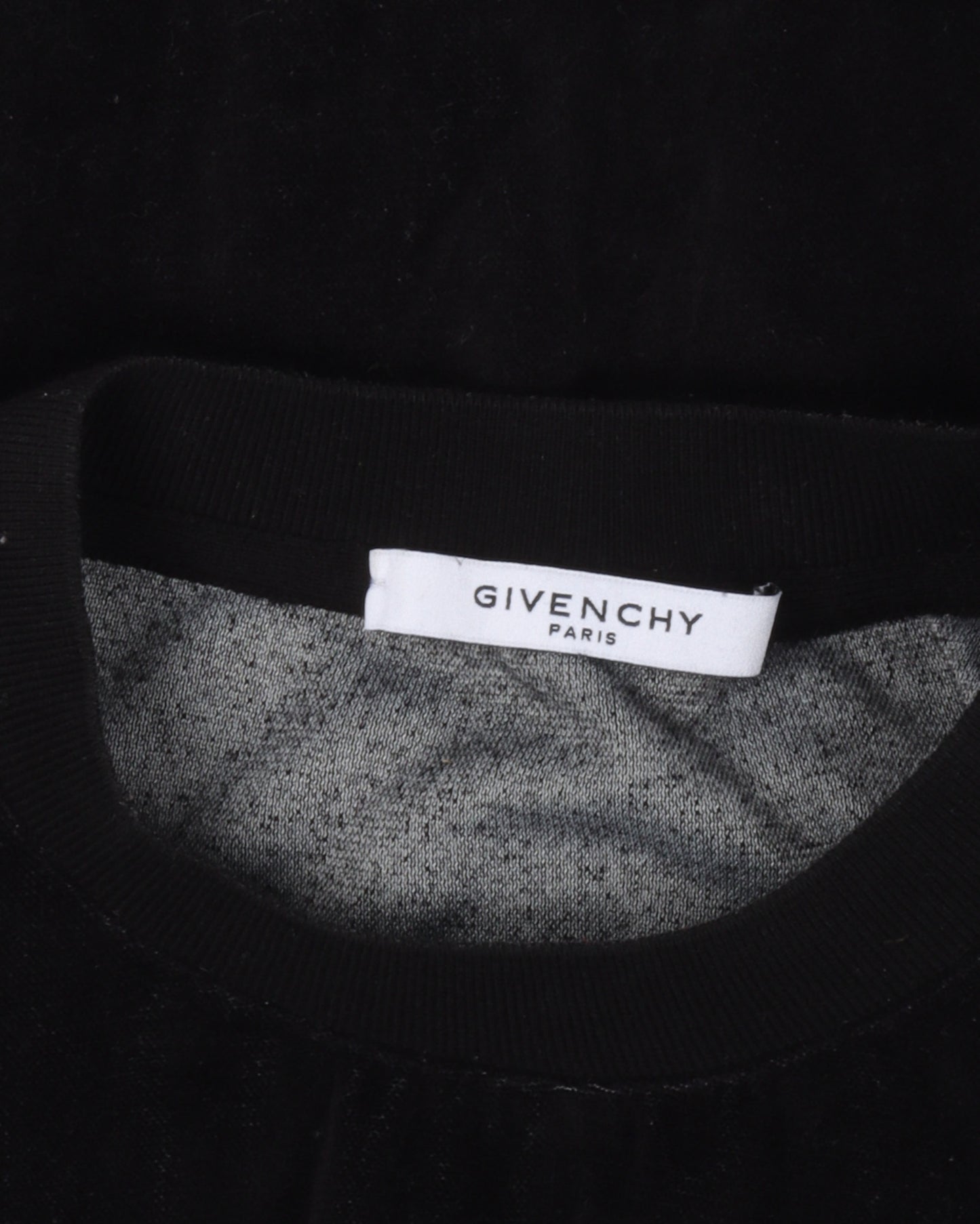 Embroidered Velour Sweatshirt