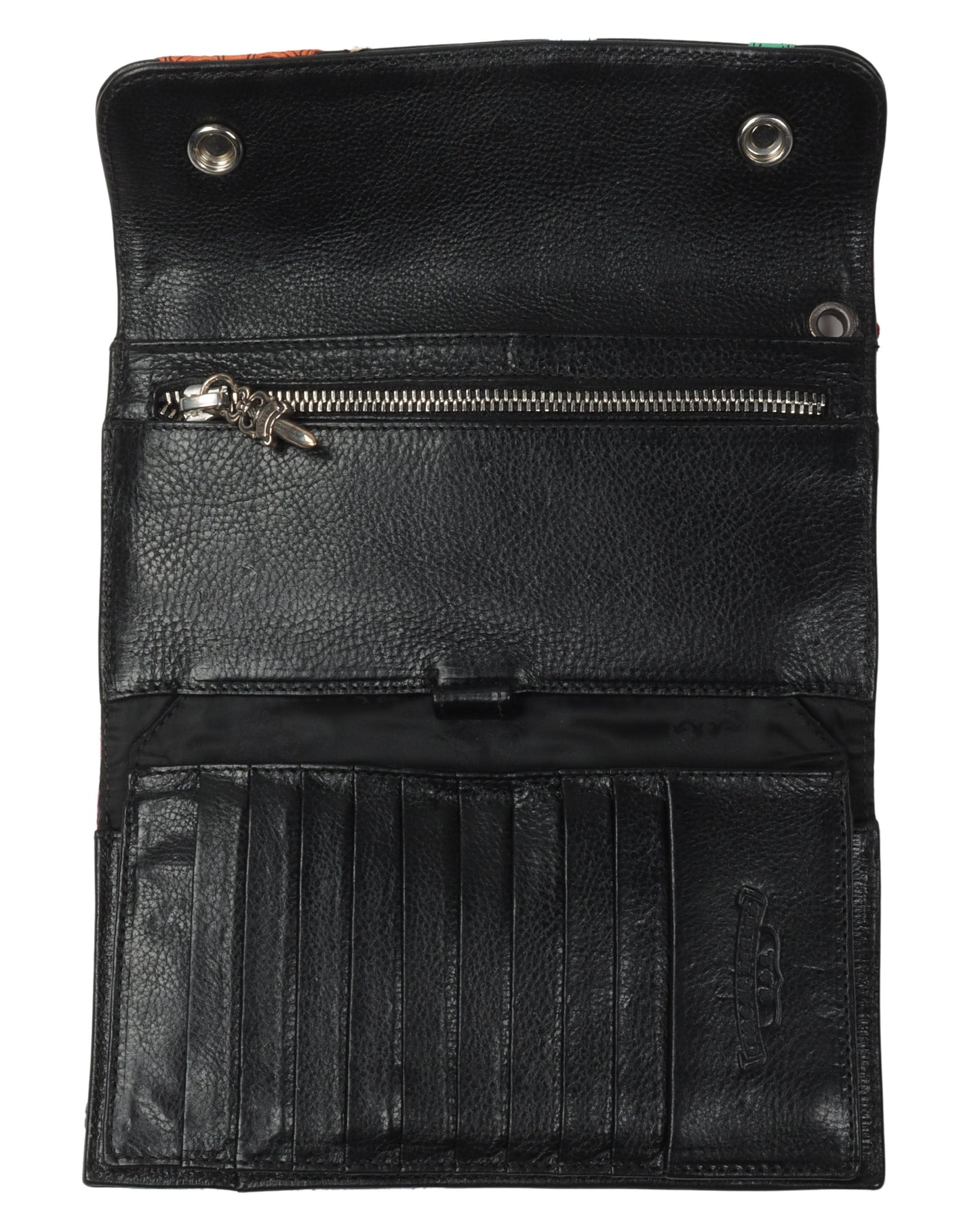 Cross Patch Tri-Fold Wallet