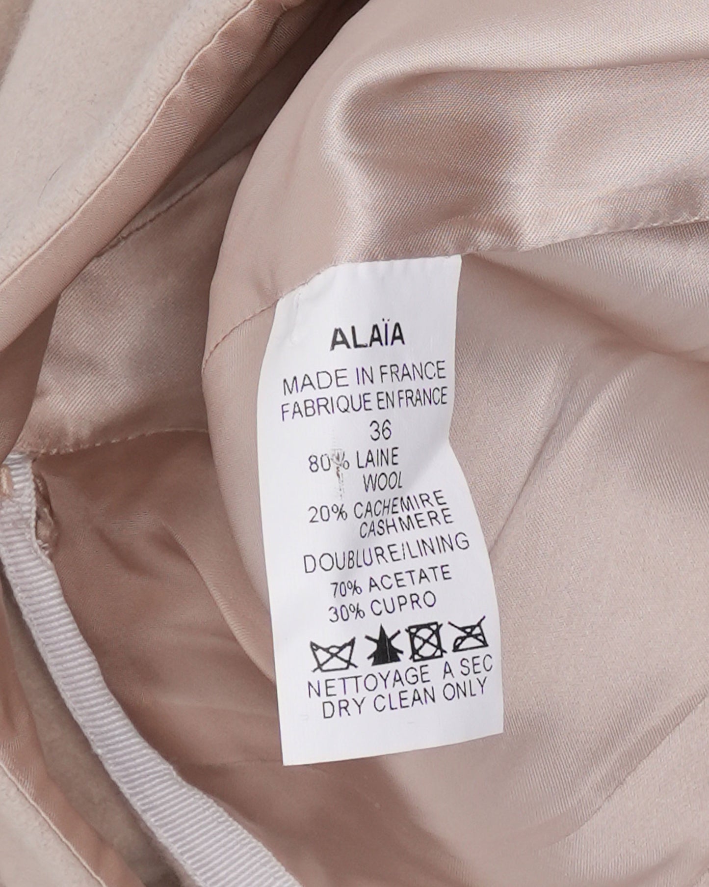 Cashmere-Wool Blend Pencil Skirt