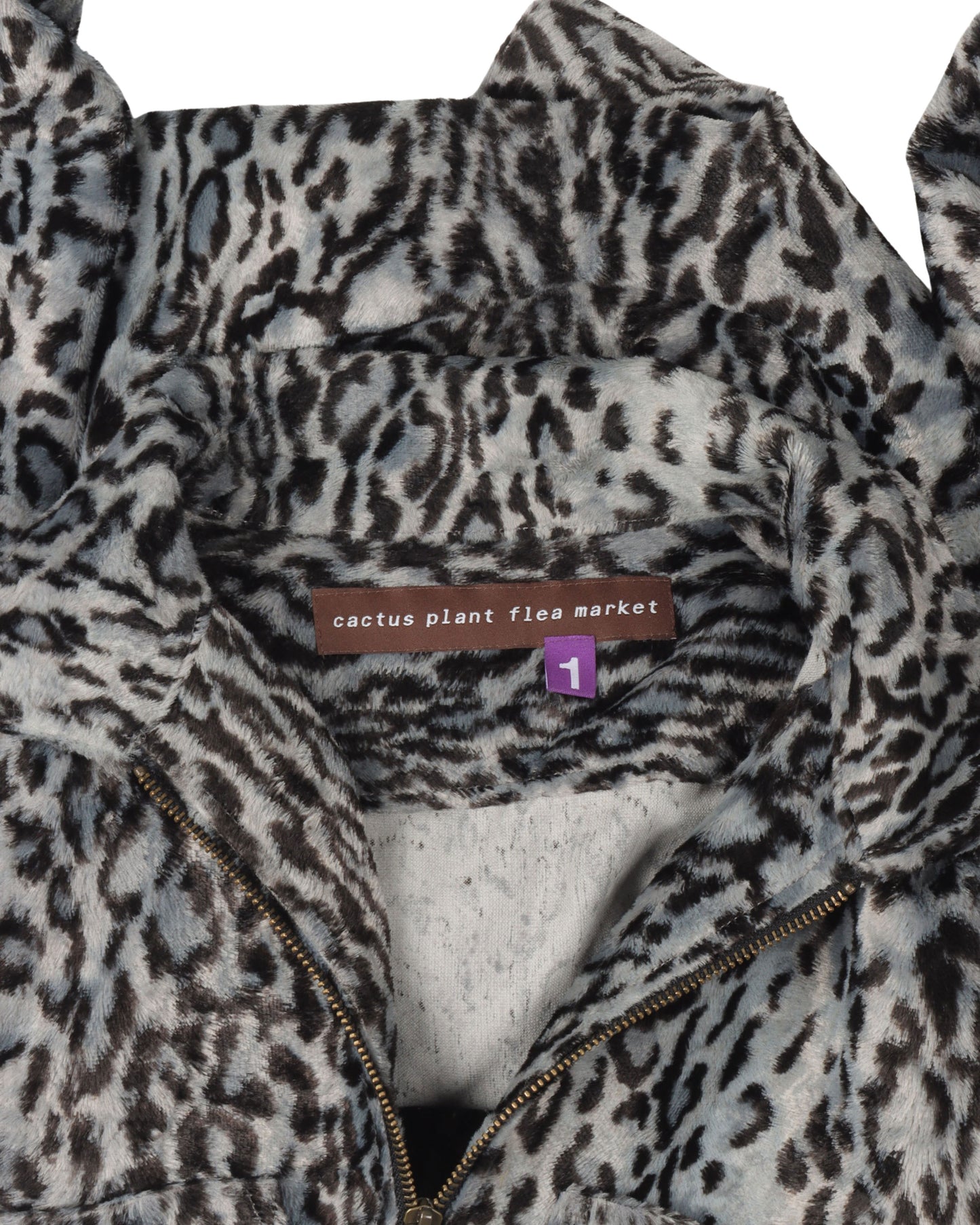 Human Made Leopard Zip Up Jacket