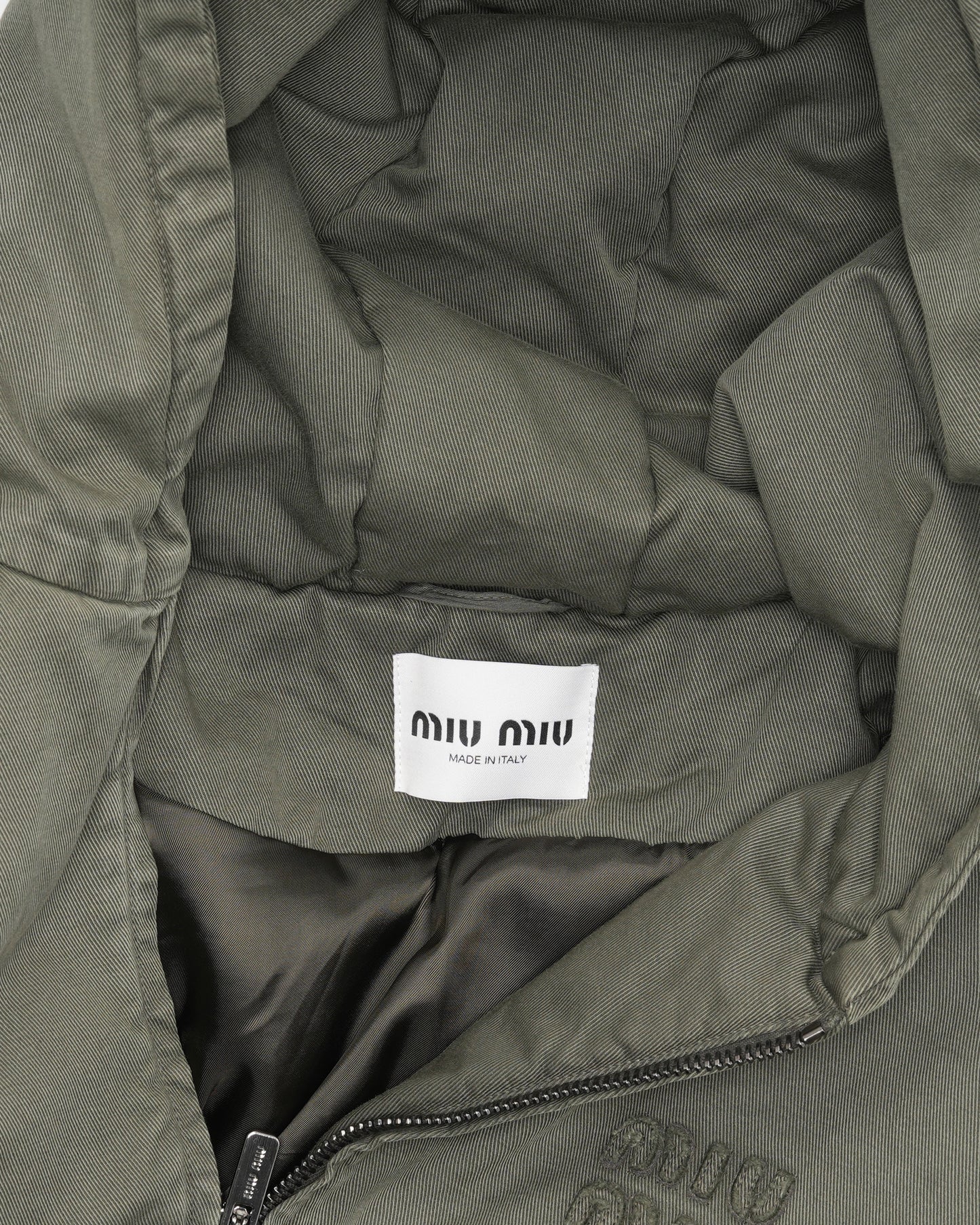 Olive Hooded Jacket