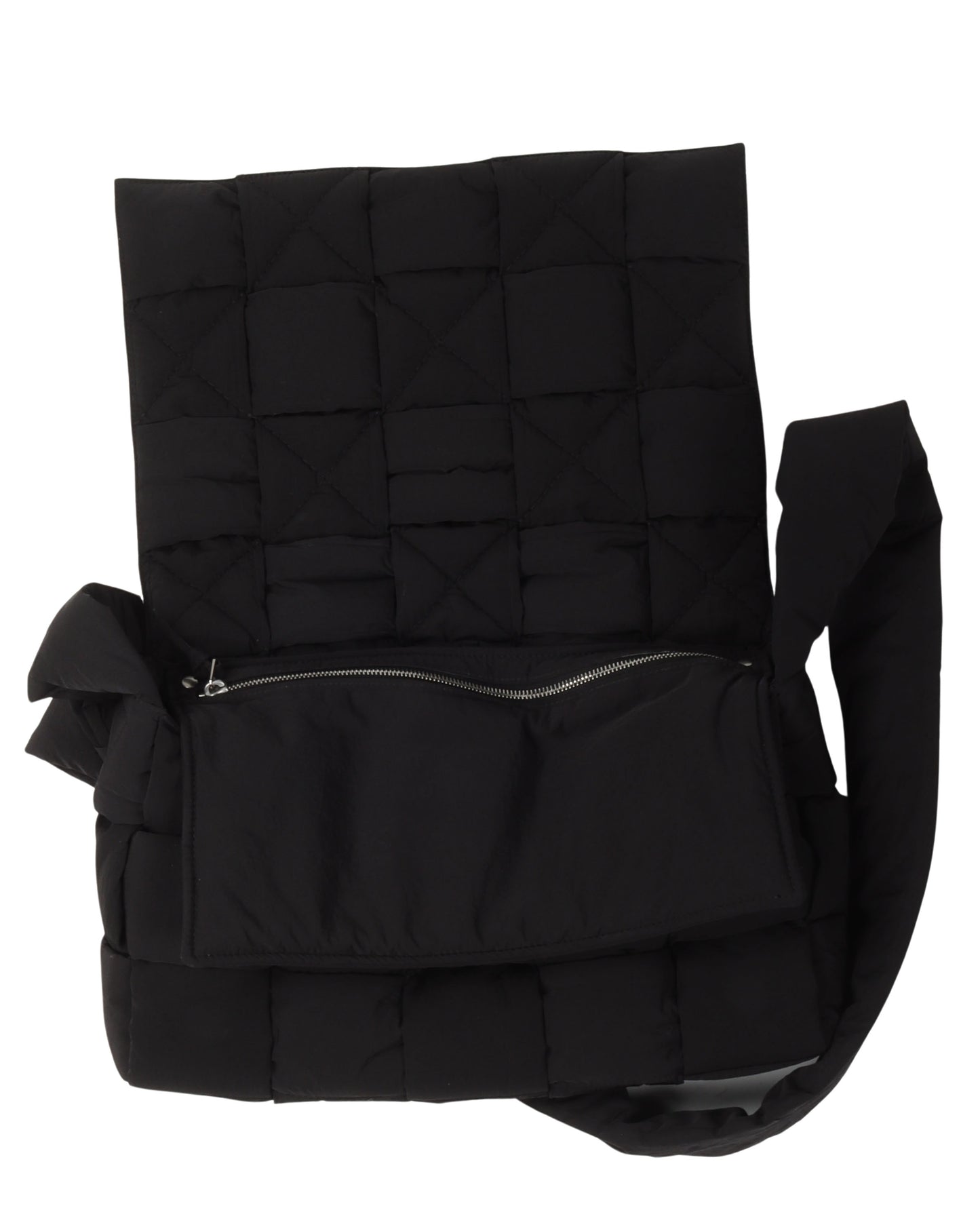 Nylon Crossbody Intrecciato Casette Bag