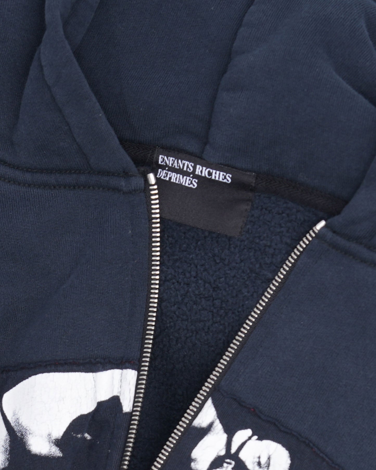 Patch Work Zip Up Hoodie