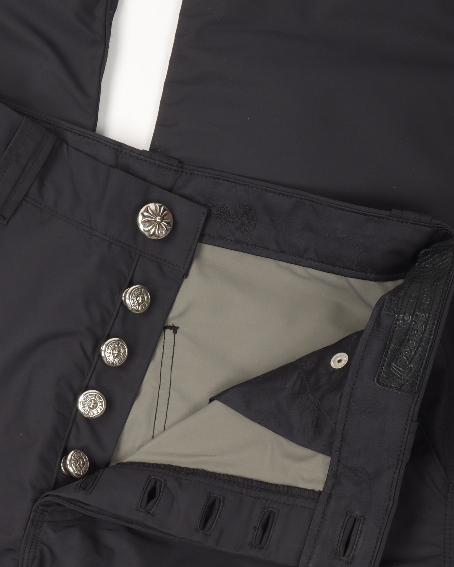 Leather Double Knee Nylon Carpenter Pants