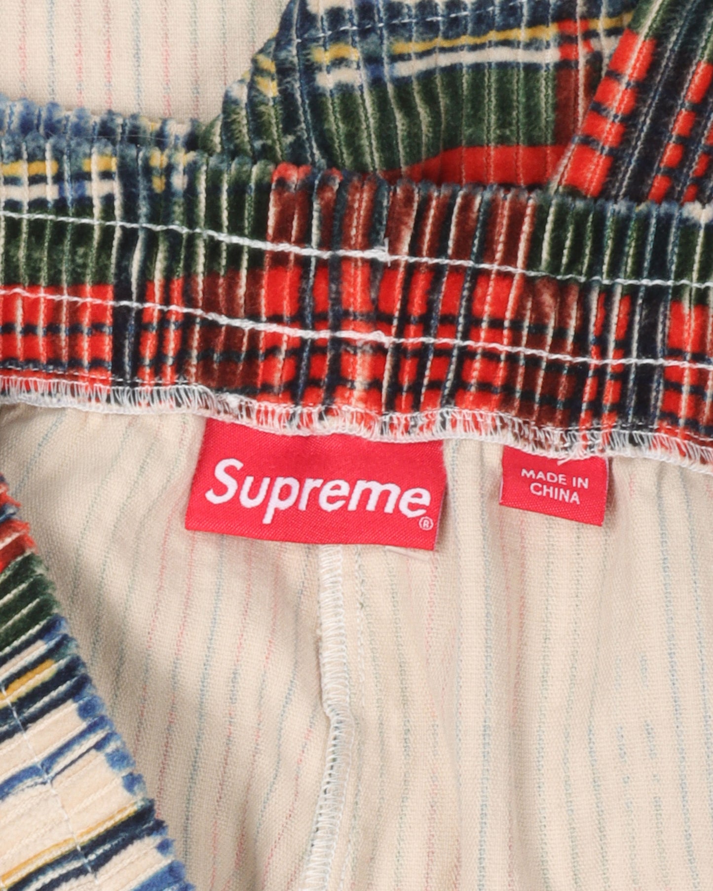 Plaid Corduroy Cherub Shorts