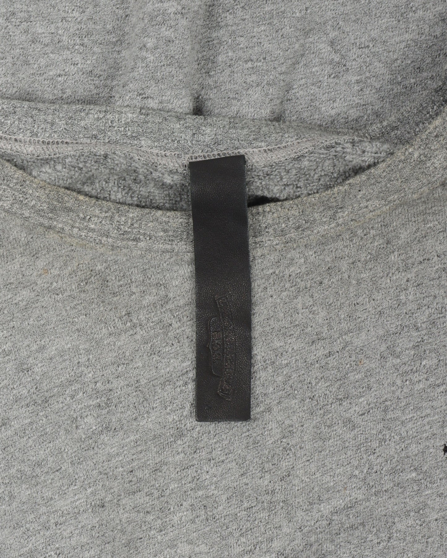 Leather Cross Patch Sweater