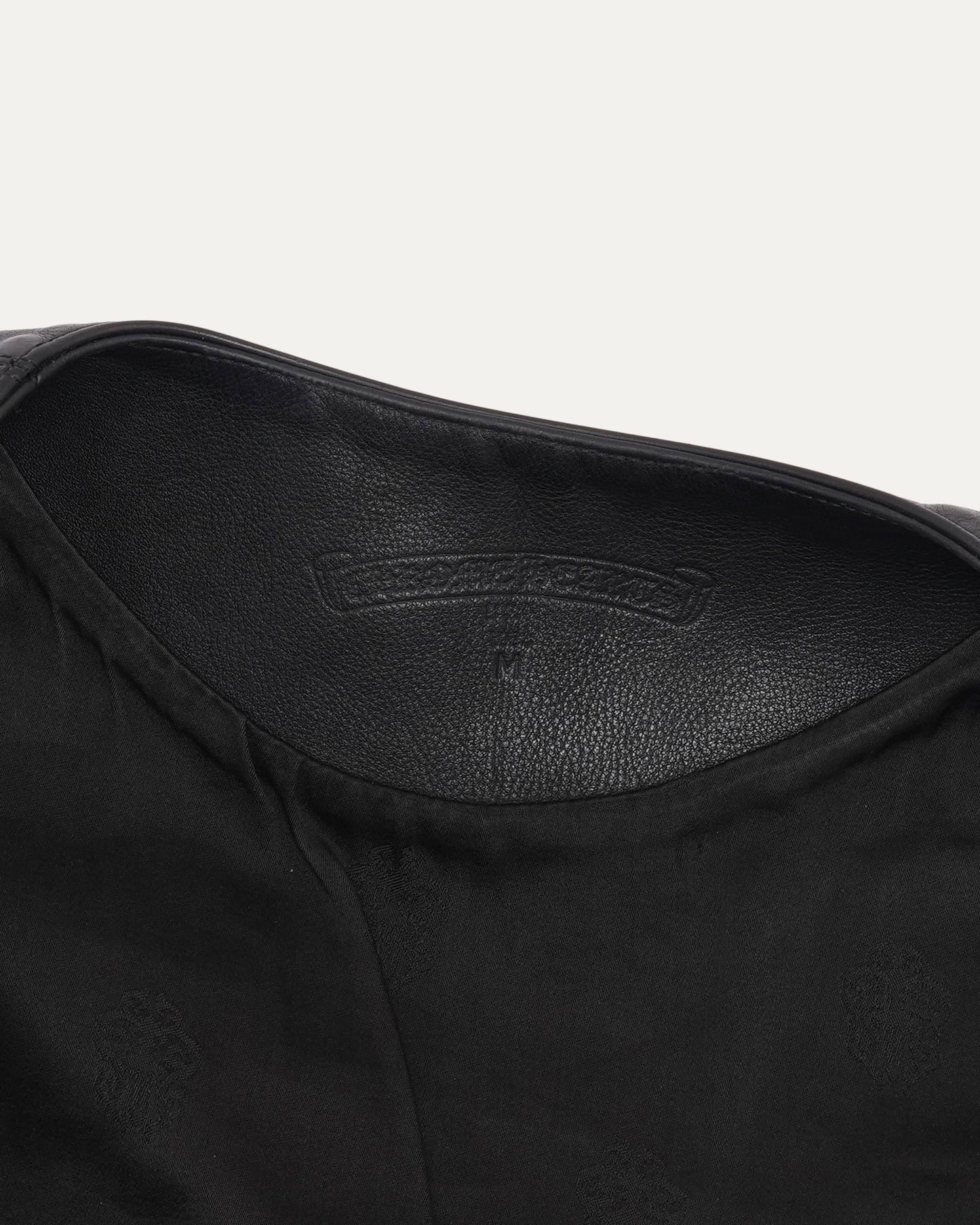 Cross Patch Leather Vest