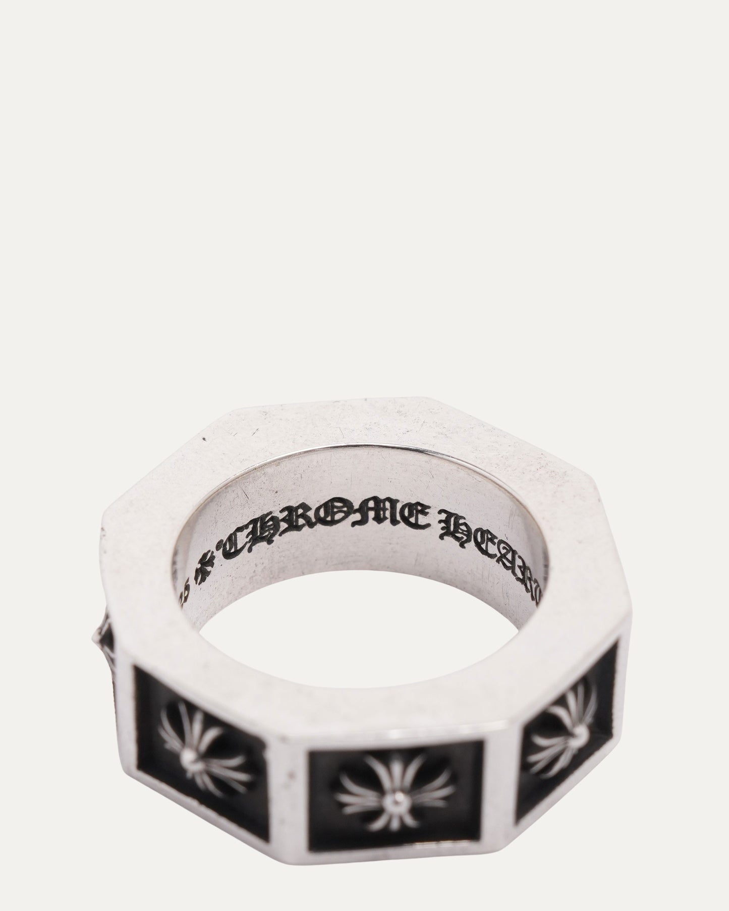 Framed Plus Cross Ring