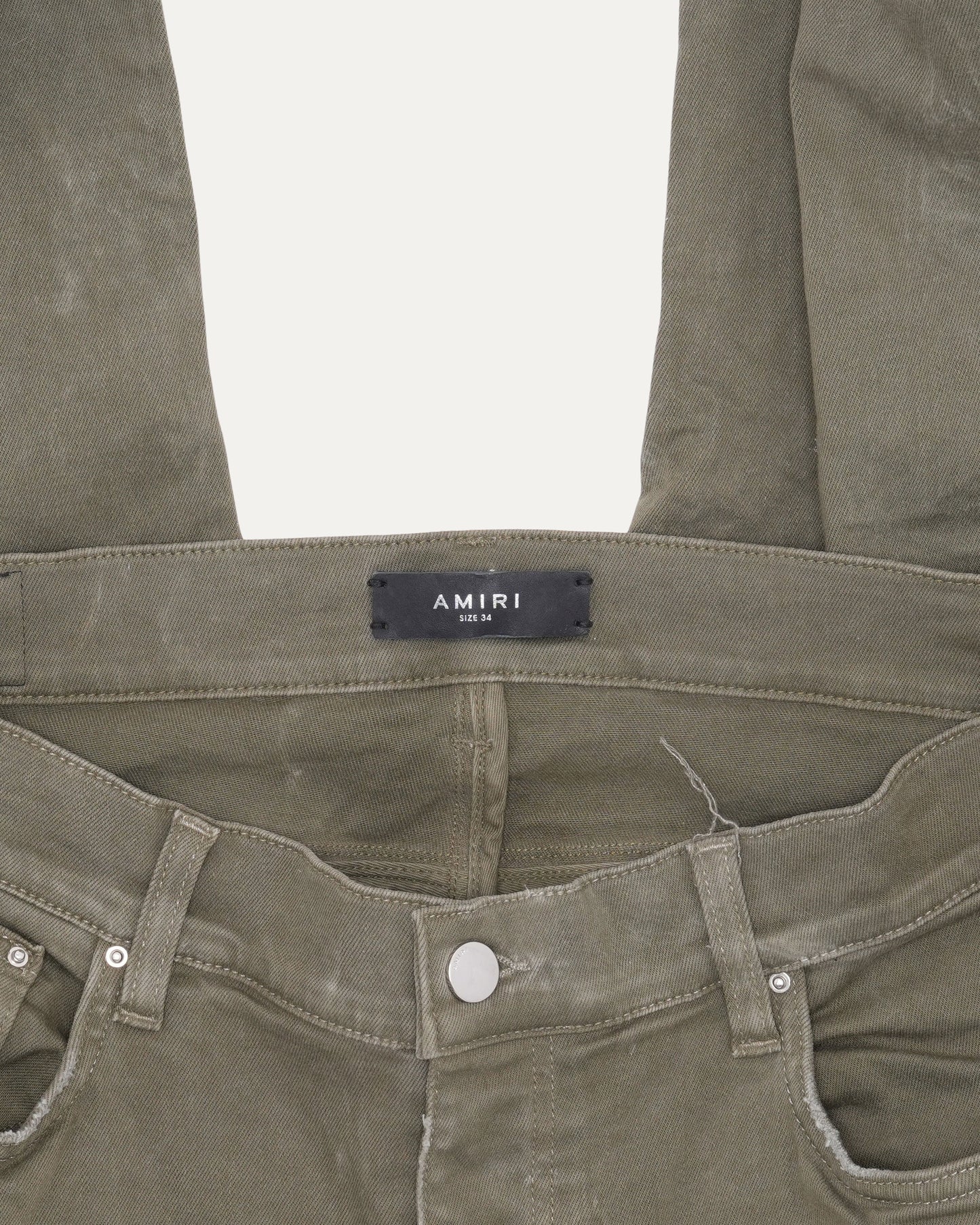 Distressed Repaired Jeans