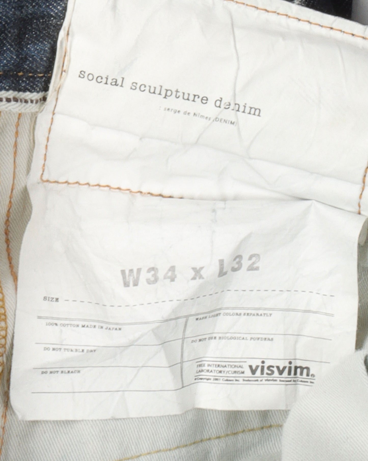 Social Sculpture Denim Jeans