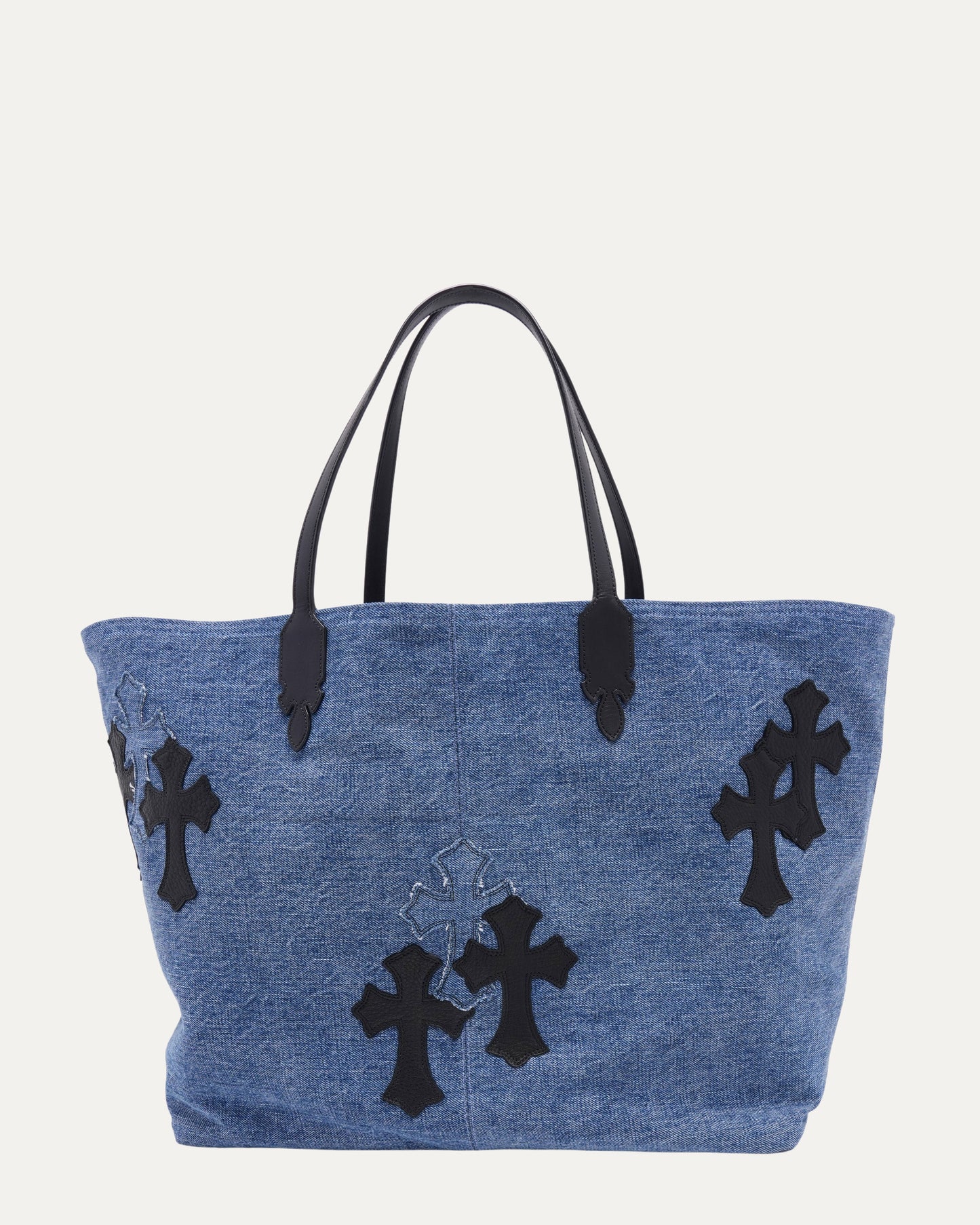 St. Barth Exclusive Denim Cross Patch Tote bag