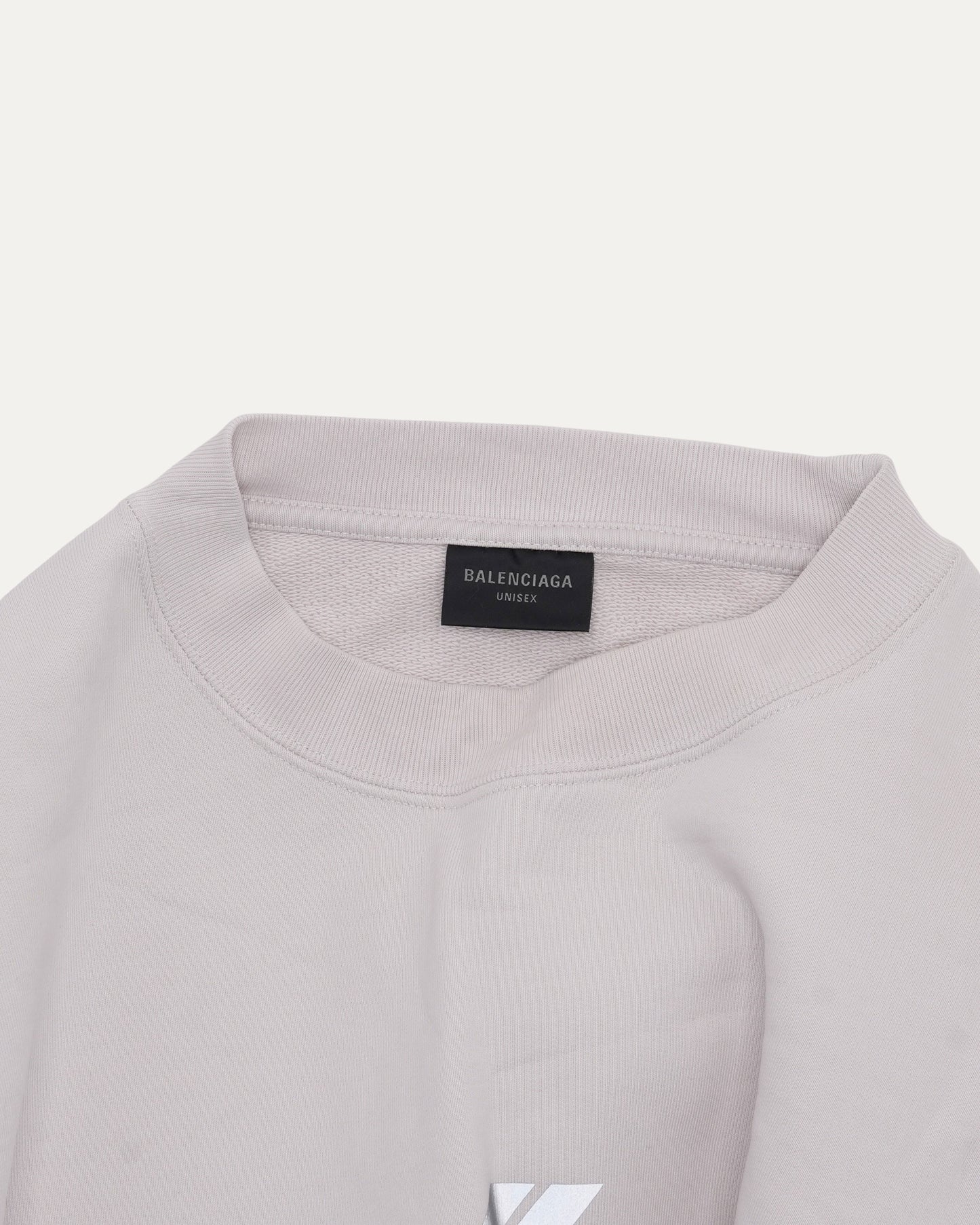 Reflective Logo Crewneck Sweatshirt