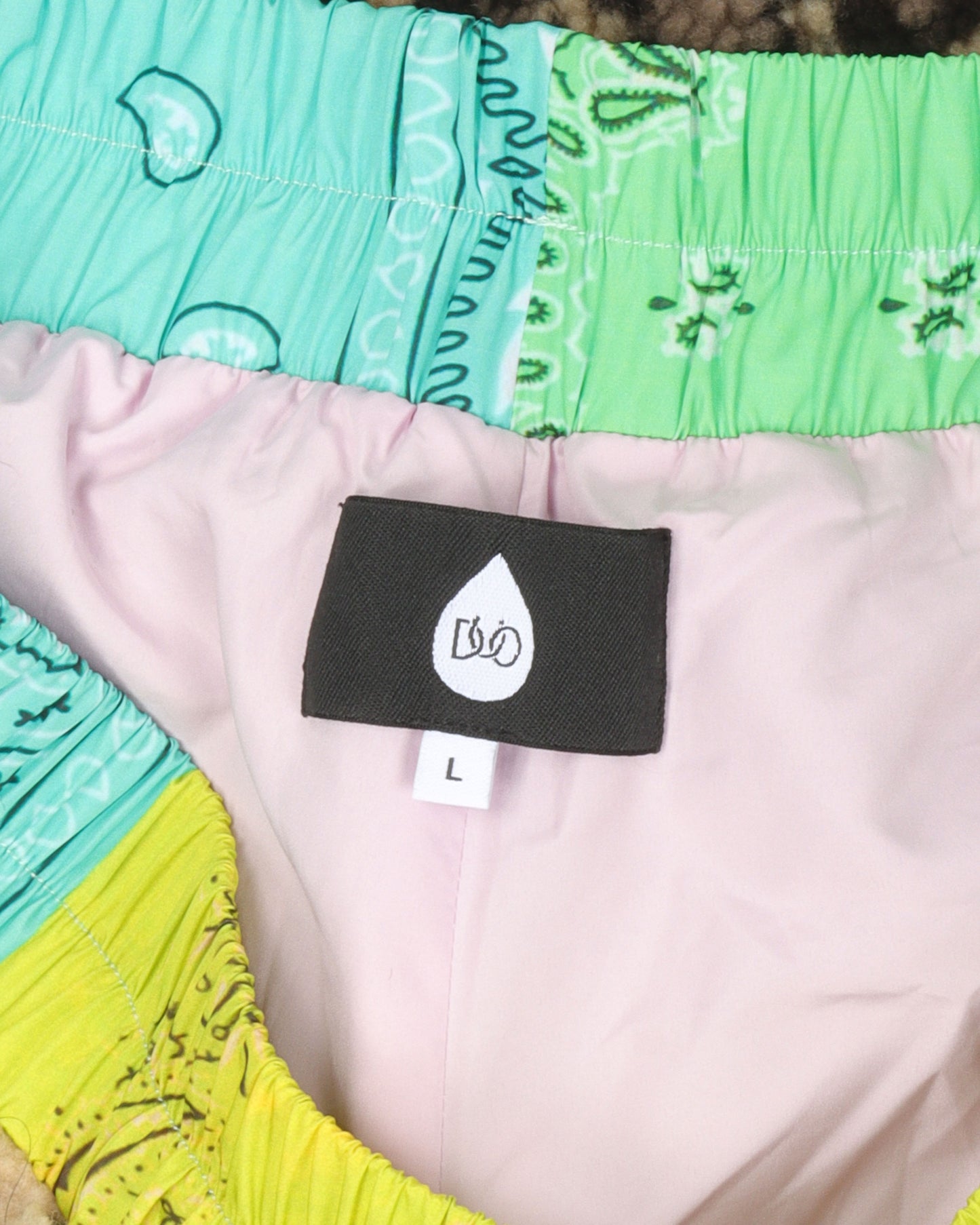 Leopard Print Fleece Shorts