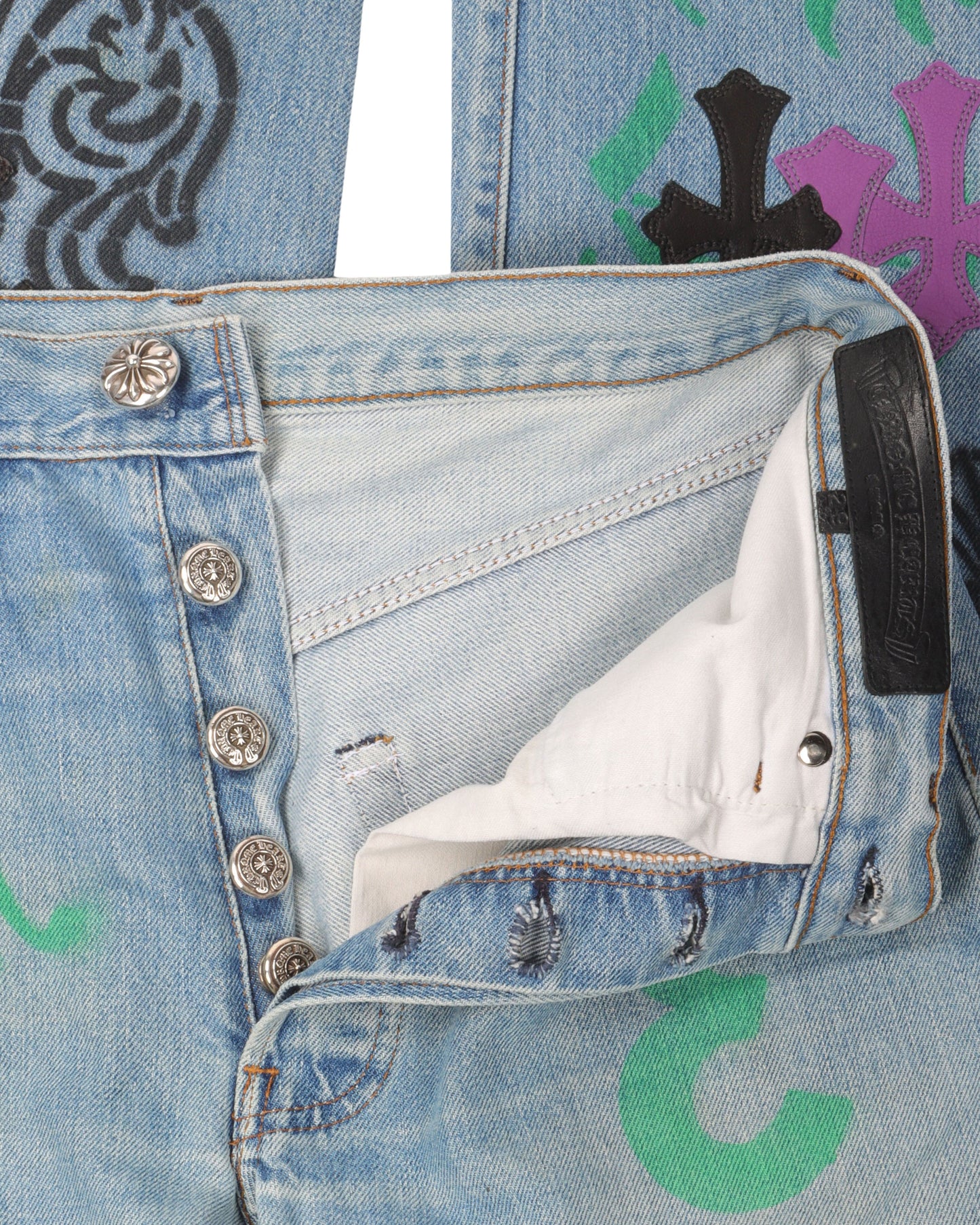 Levi's Stencil Cross Patch Jeans