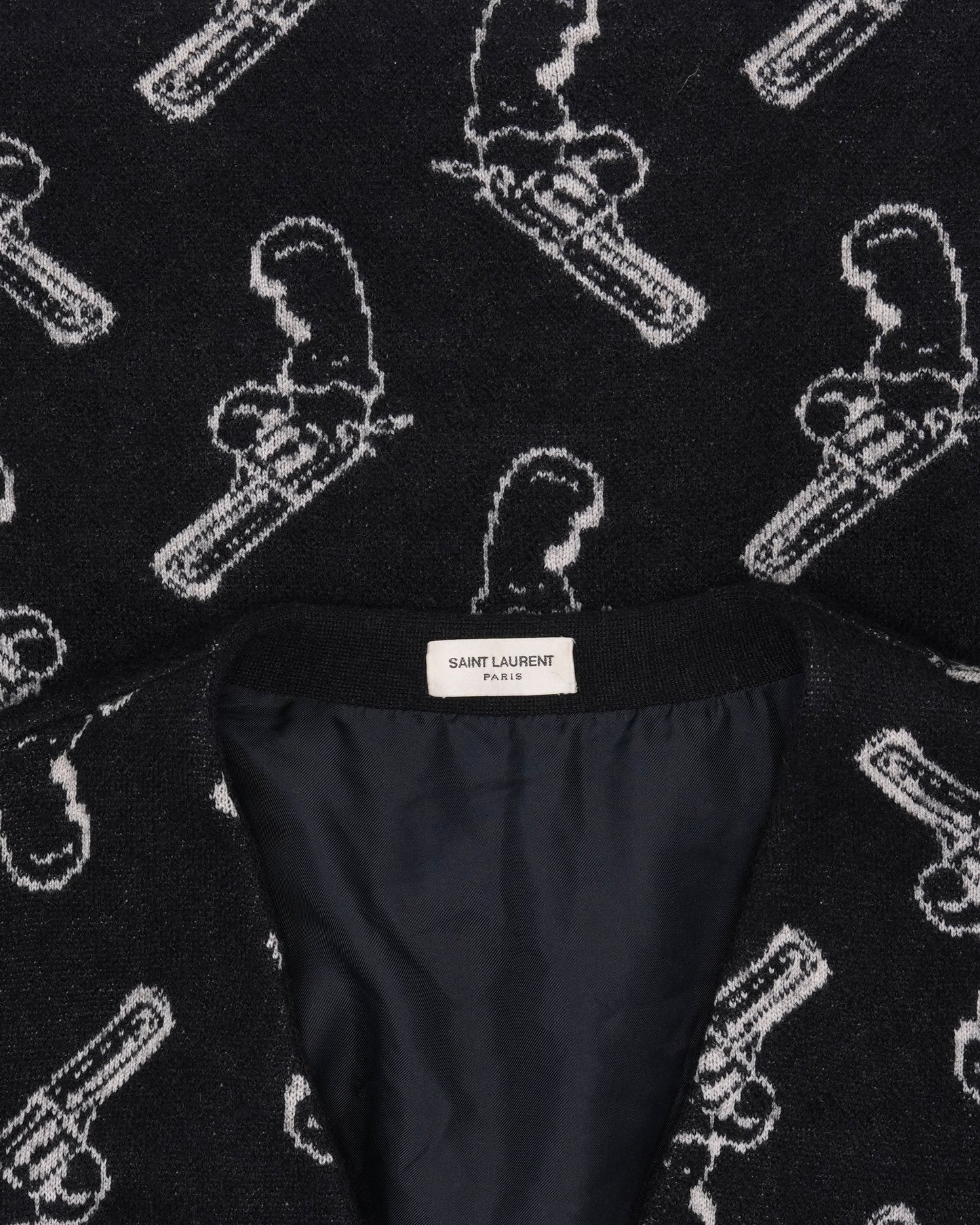 Mohair Blend Gun Cardigan