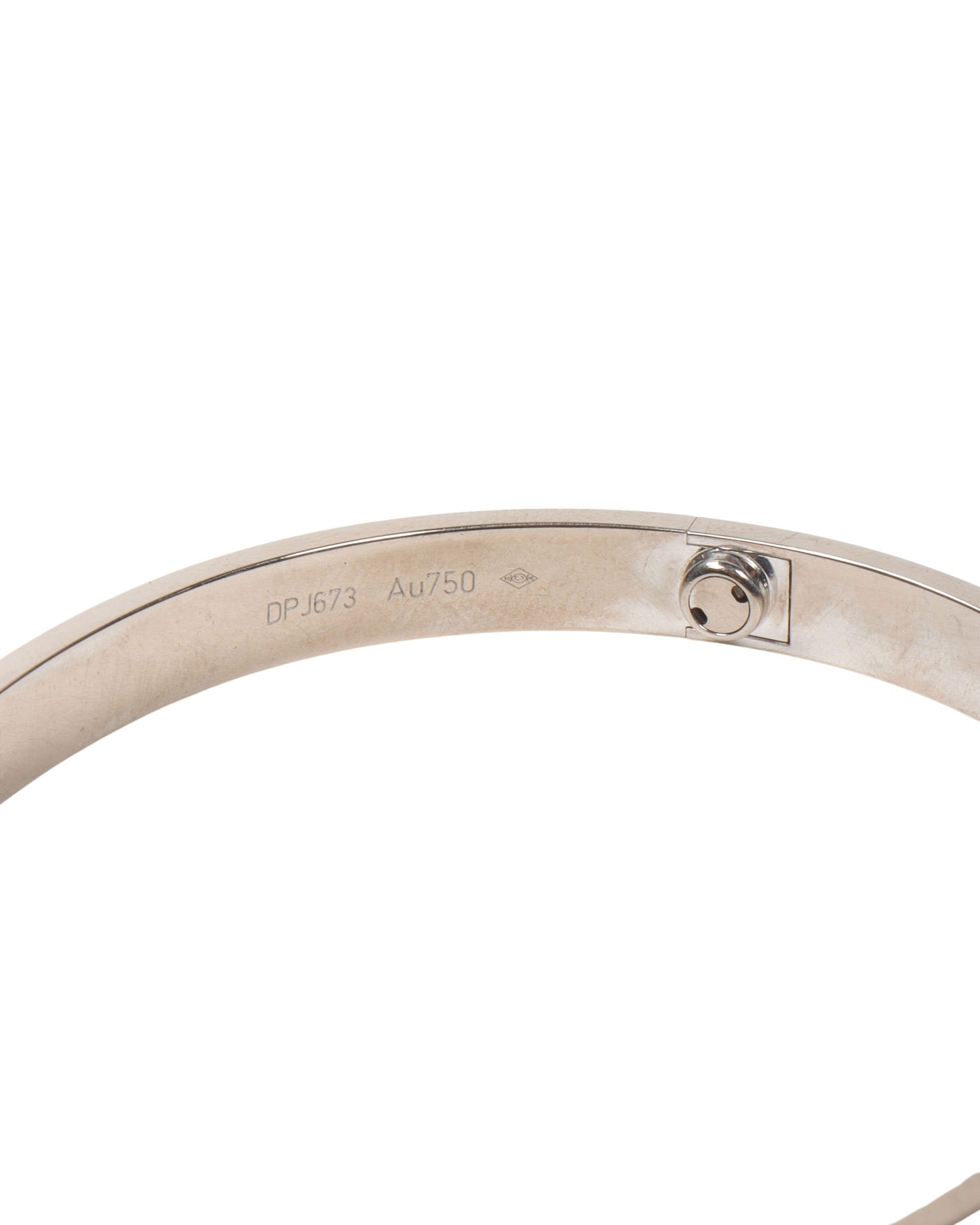 White Gold Love Cartier Bracelet