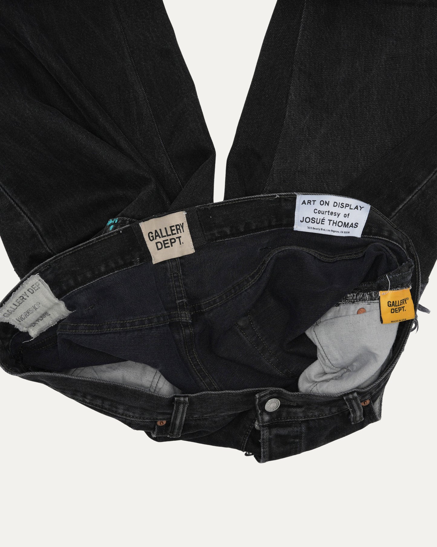 Distressed LA Flare Jeans