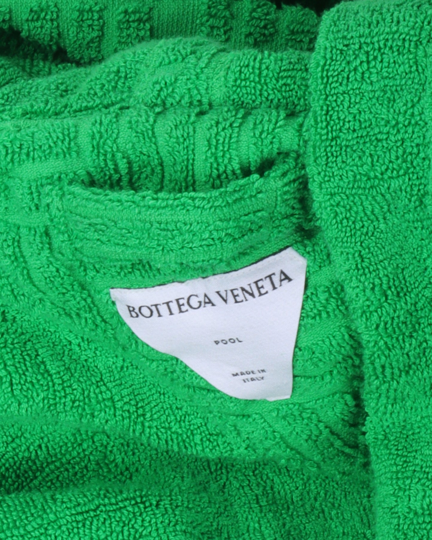 Intreccio Pattern Cotton Bathrobe