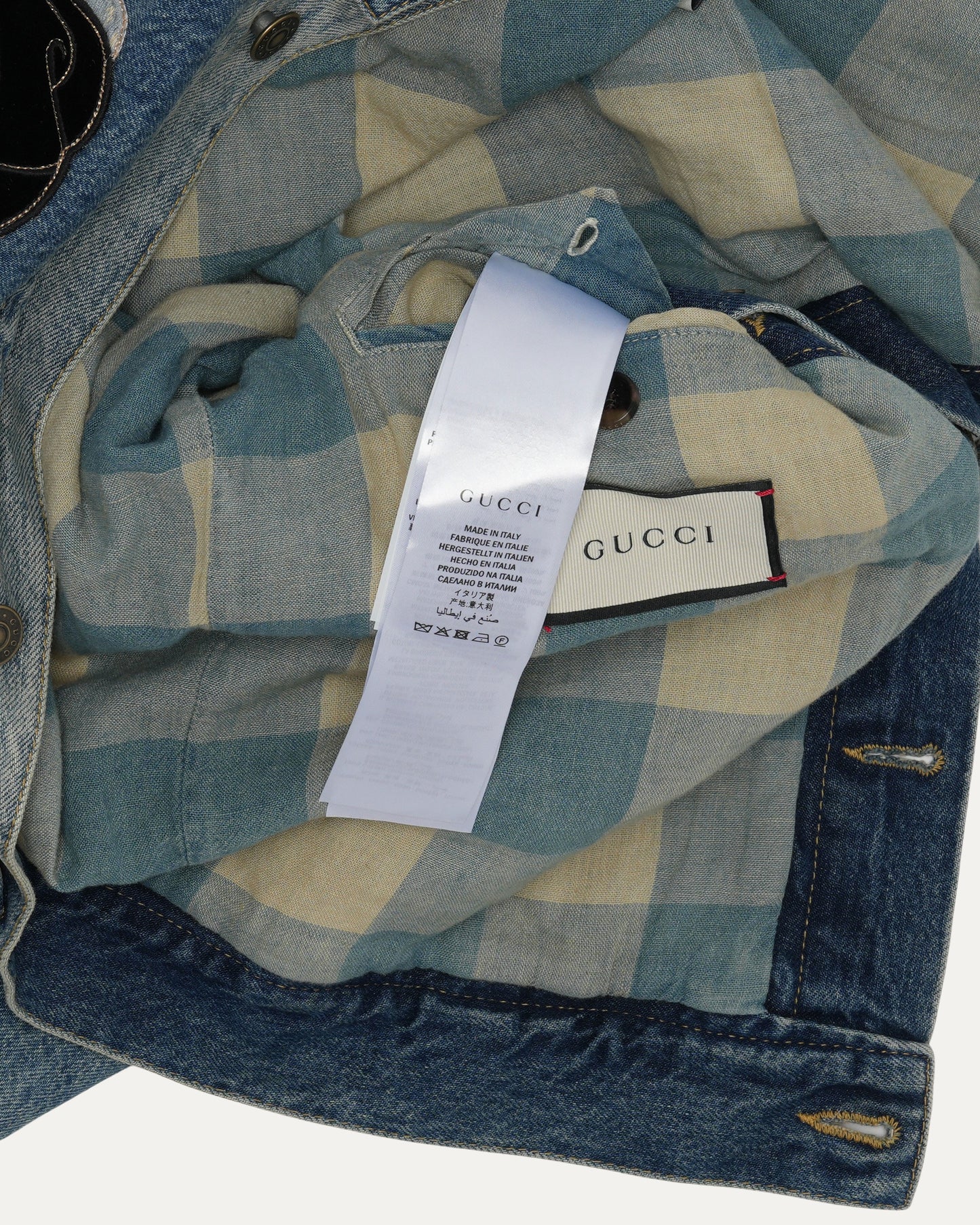 Shunga Pearl Embroidered Denim Jacket