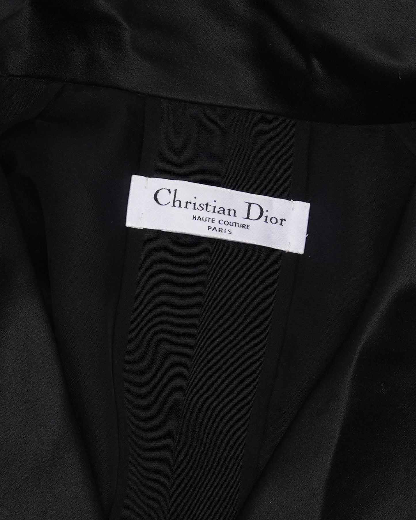 Fall 2013 Haute Couture Custom Silk Jacket with Draped Satin Collar