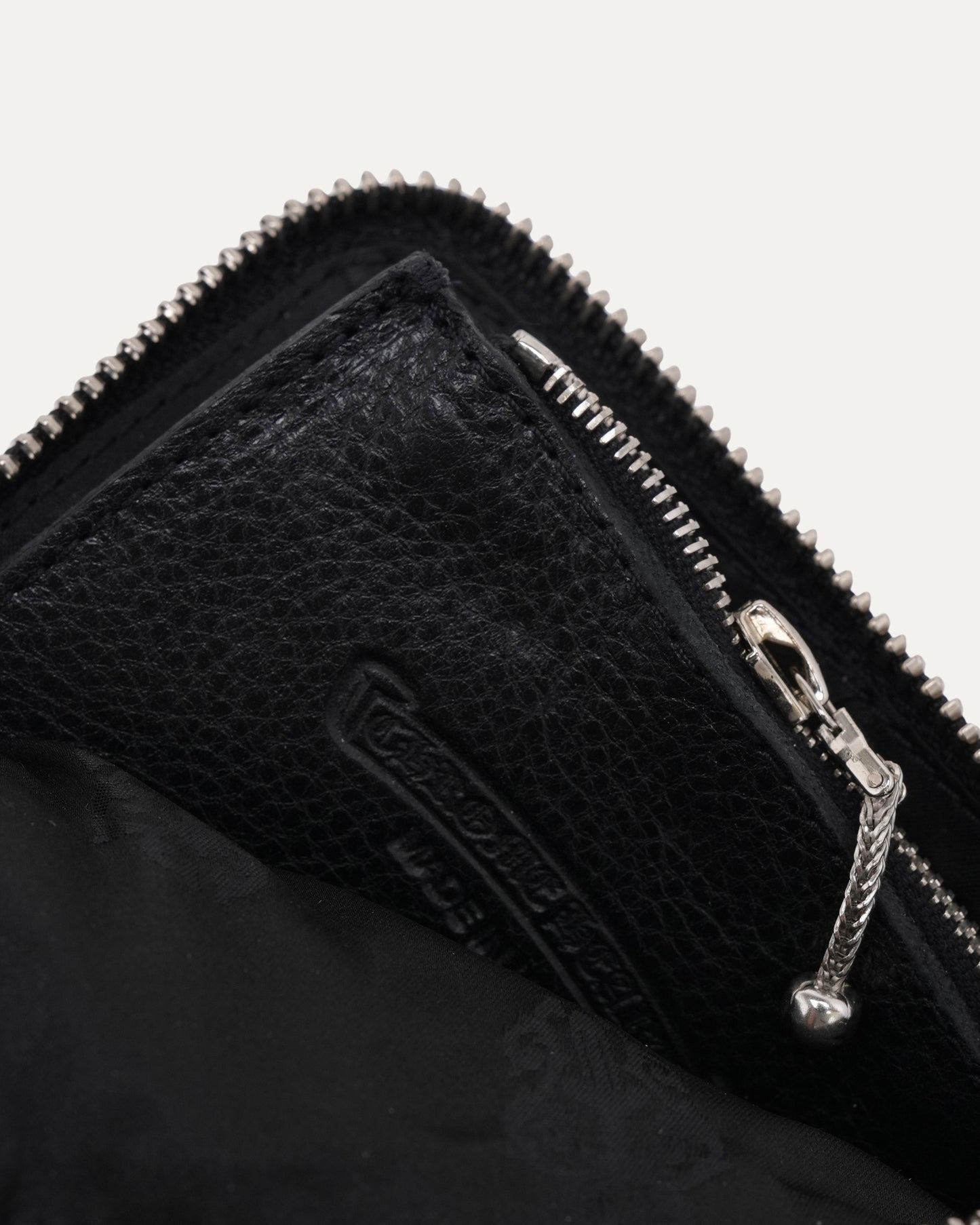 Cross Patch Zip Wallet