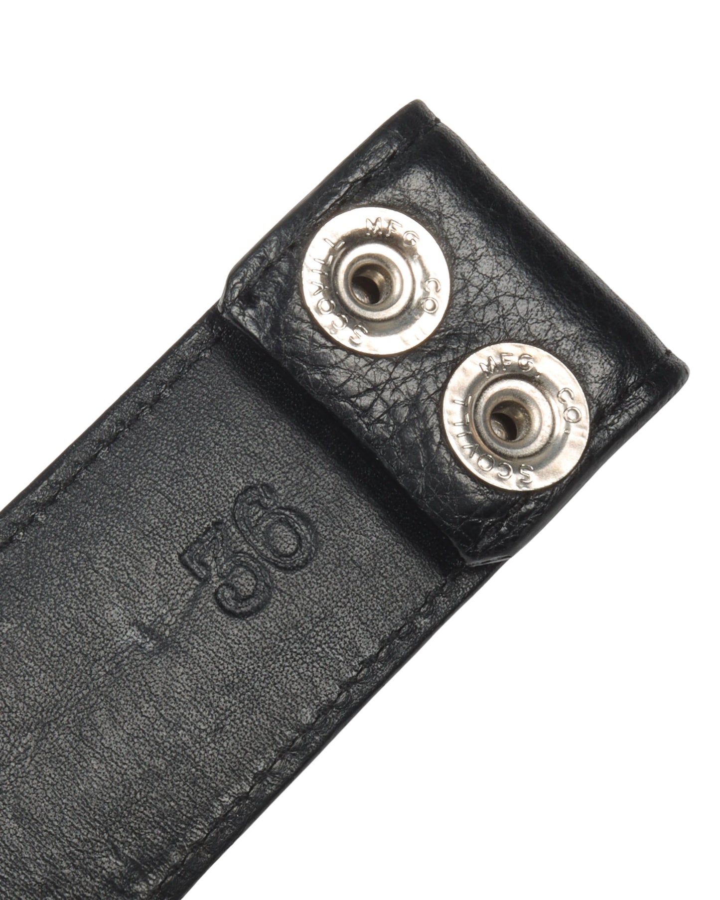 Studded Leather Punk Belt Strap (No Buckle)