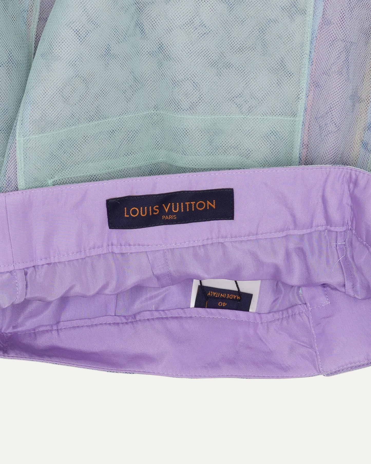 Multicolor Monogram Tulle Gardening Shorts